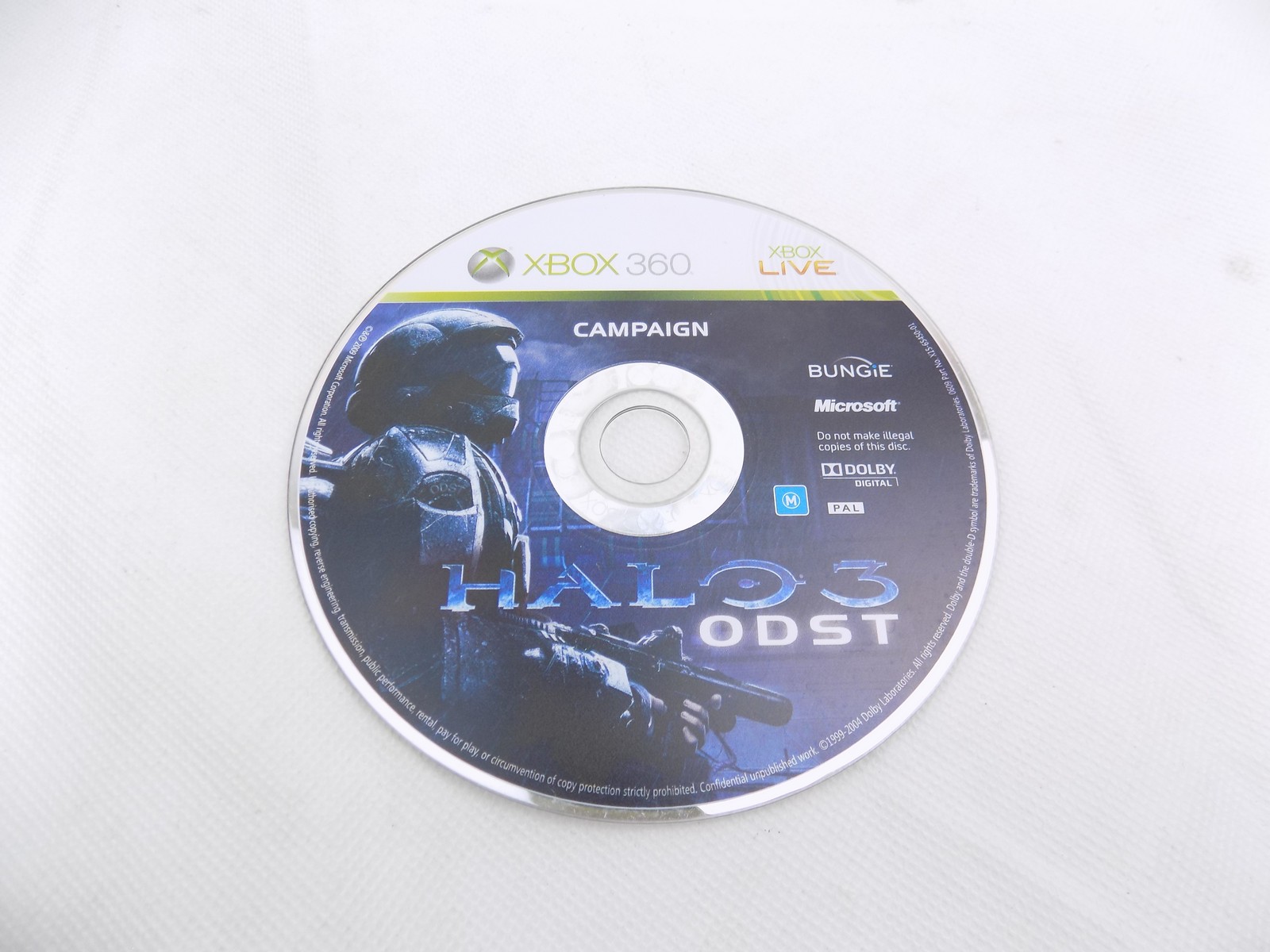 Mint Disc Xbox 360 Halo 3 ODST - Disc Only Free Postage IV – 103 and ...