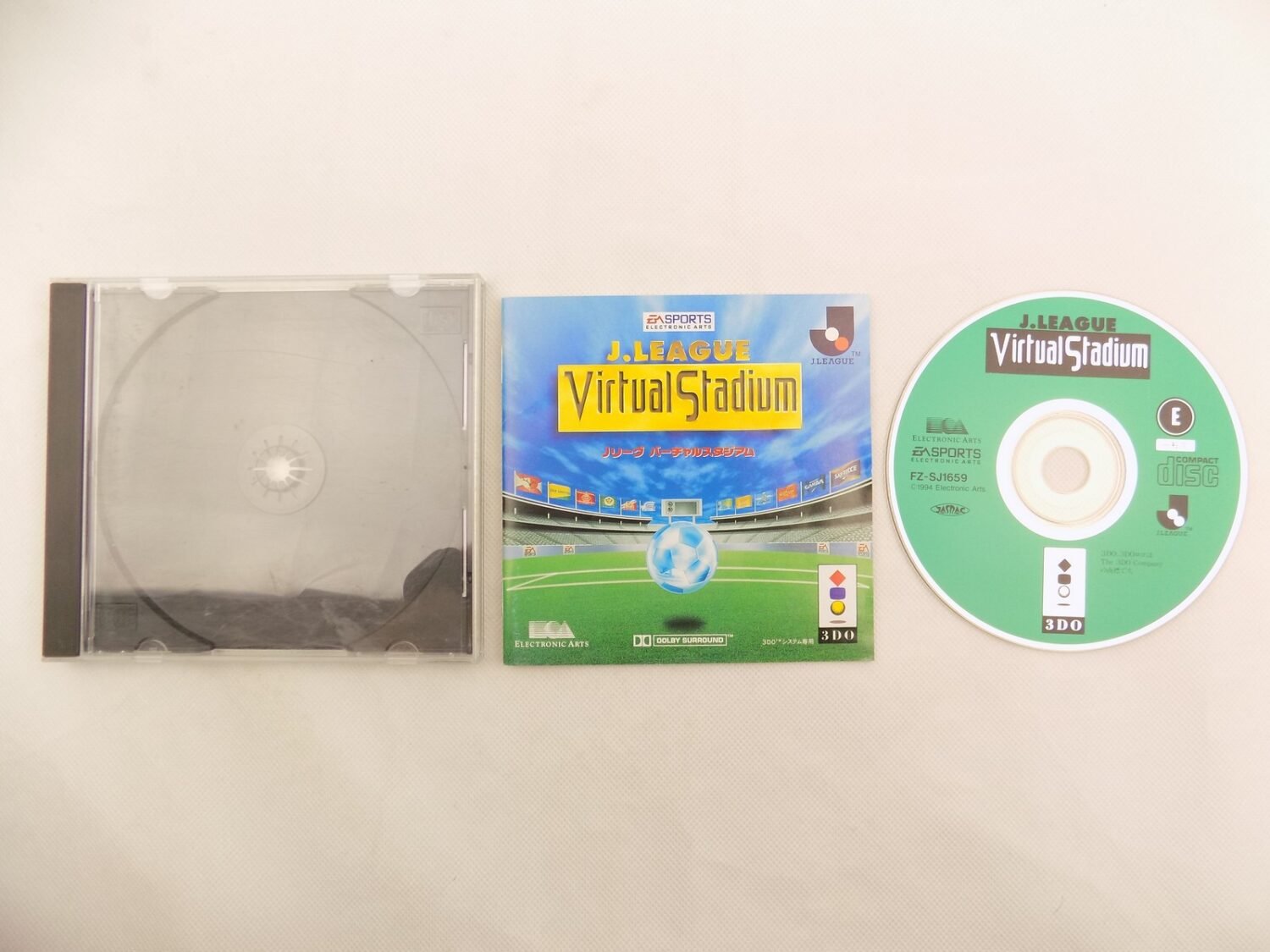 Mint Disc Panasonic 3DO J. League Virtual Stadium  -Inc Manual Japan