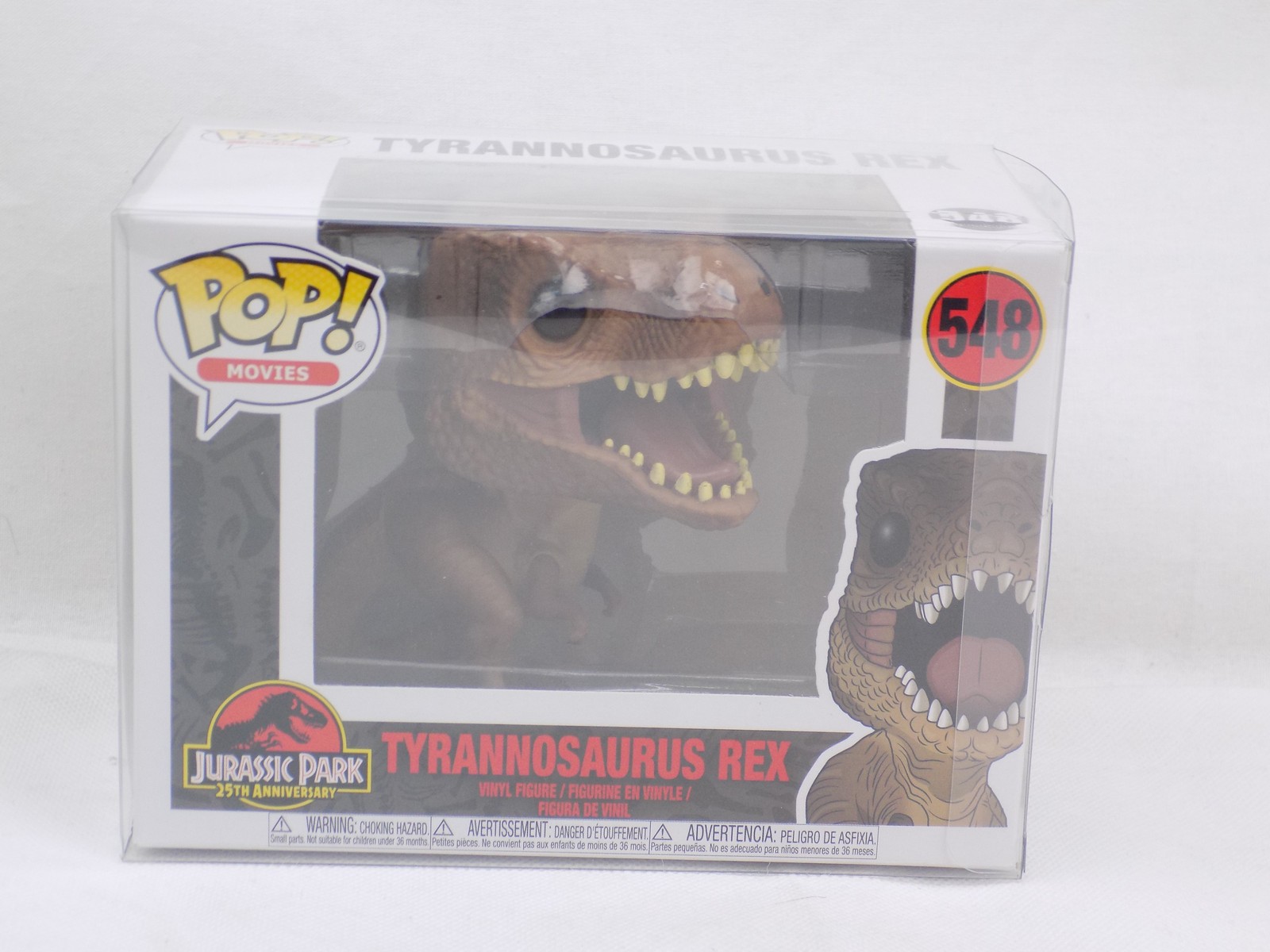 Brand New Funko Pop Tyrannosaurus Rex 548 Jurassic Park 25th Anniversary Vinyl Figure 9035