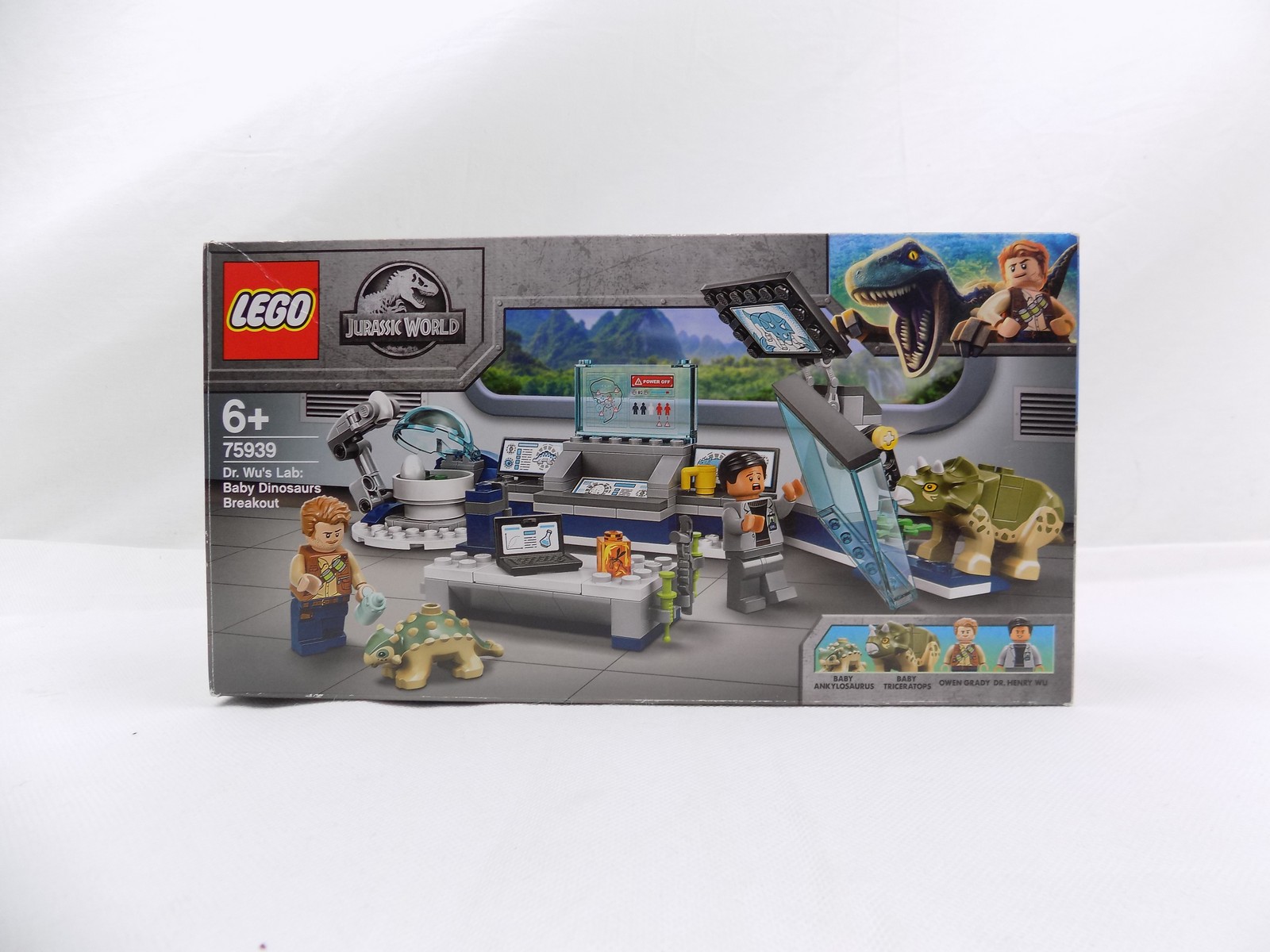 Brand New Sealed Jurassic World Dr Wu’s Lab: Baby Dinosaur Breakout ...