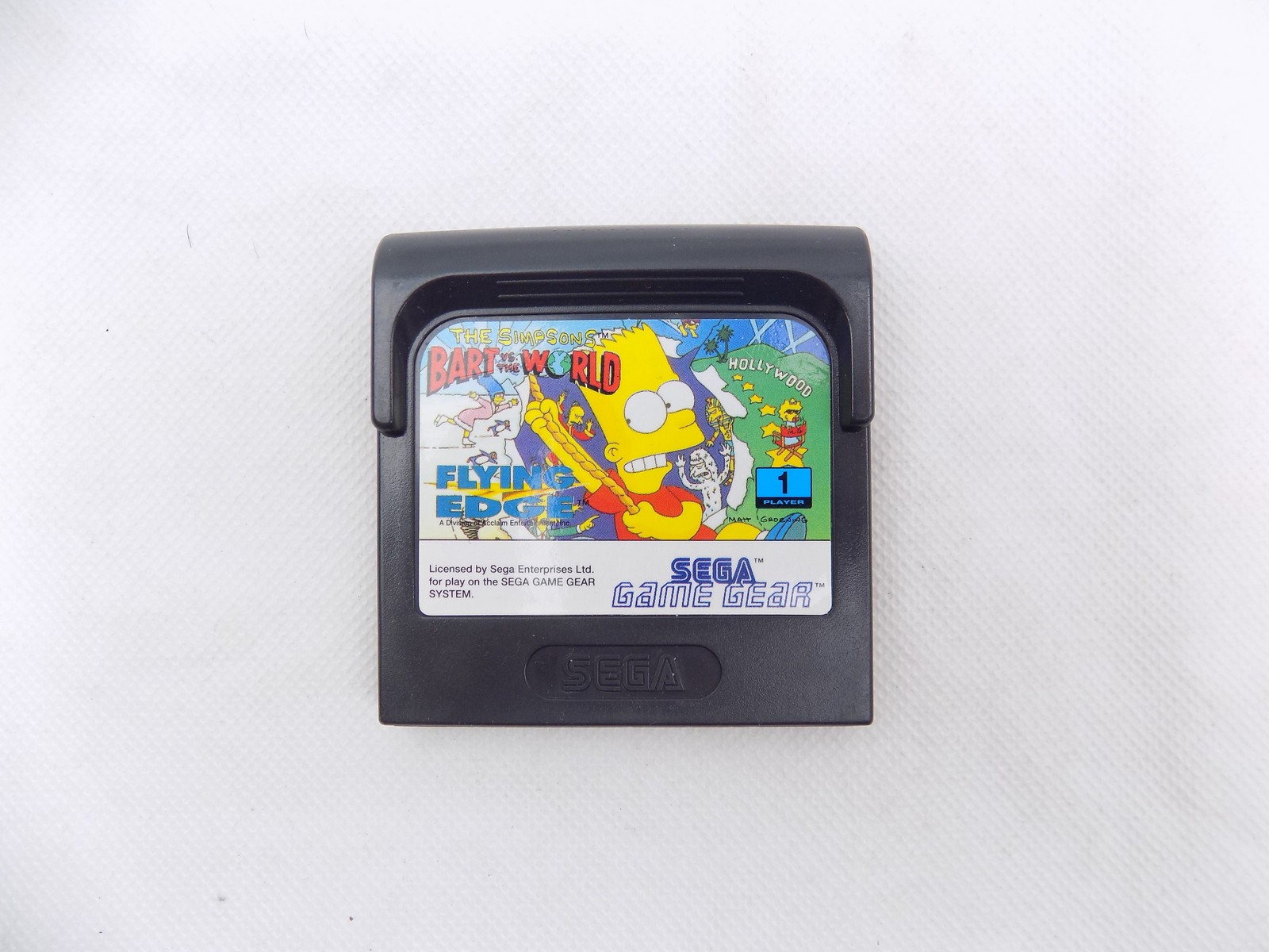 Sega Game Gear The Simpsons Bart Vs. The World Cartridge Only Free Postage