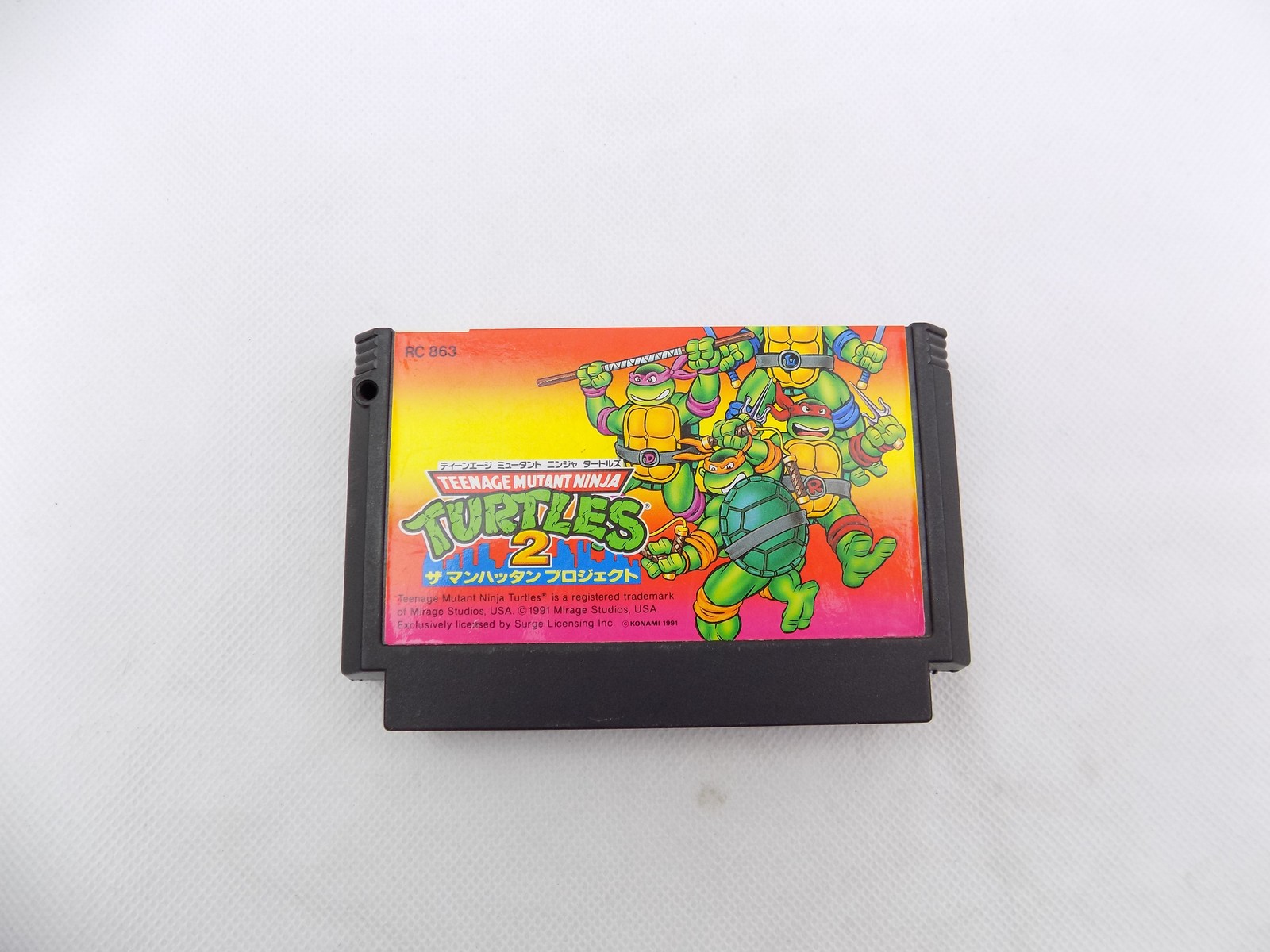 Teenage mutant deals ninja turtles famicom