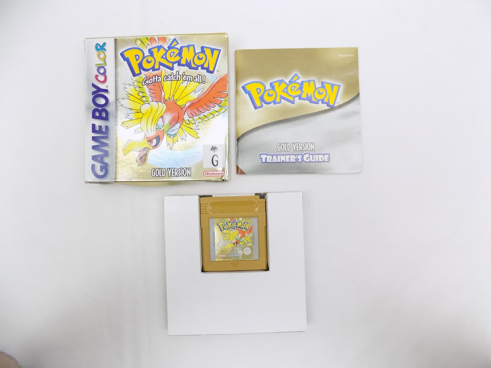 Boxed Gameboy Color GBC Pokemon Gold Pocket Monsters -PAL- Inc