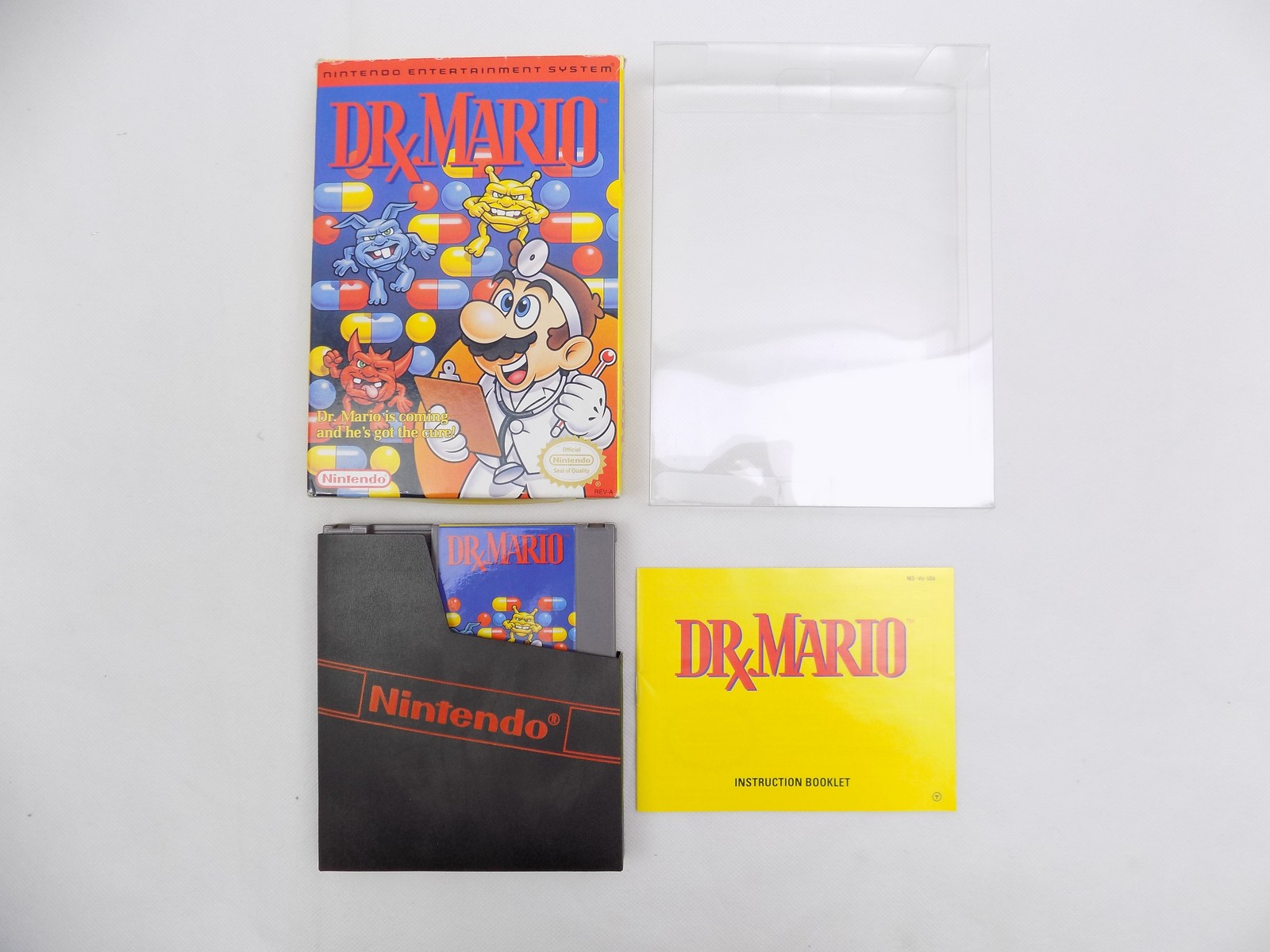 Boxed Nintendo Entertainment System NES Dr. Mario REV-A - Inc Manual - Free  Postage