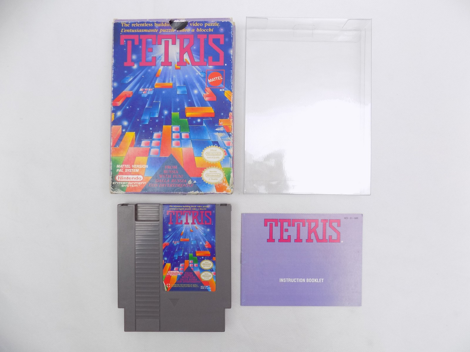 Boxed Nintendo Entertainment System NES Tetris - Inc Manual - Free Postage  - Starboard Games