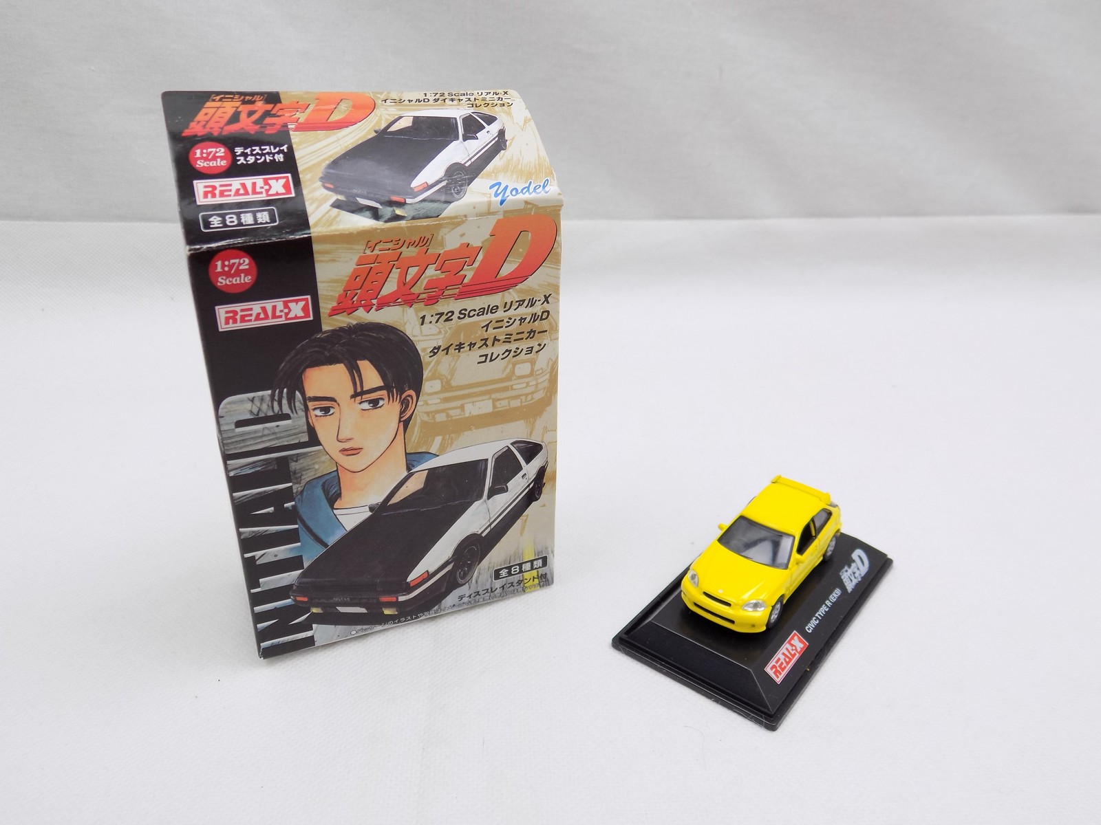 Like New Boxed Initial D Real-X 1/72 Scale D. Die-Cast Miniature Car  Collection Ninomiya Ta