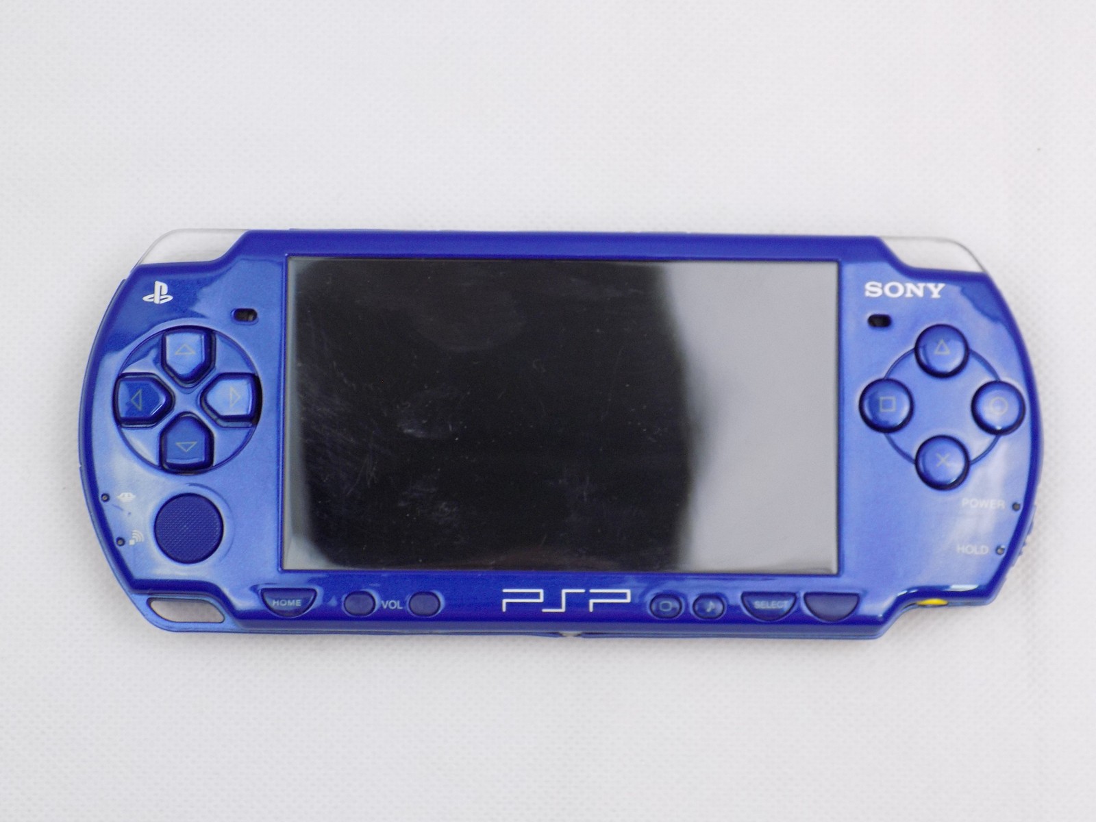 Grade B Playstation Portable PSP Metalic Blue 2000 w/Charger Handheld ...