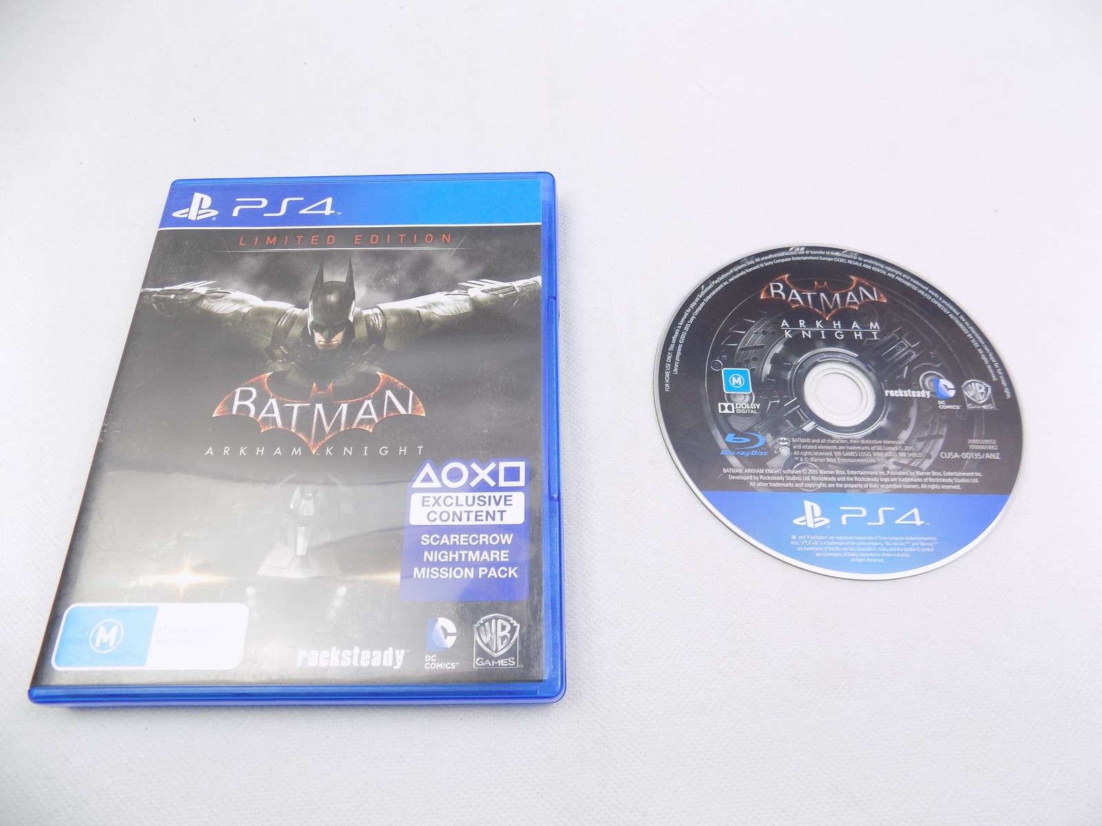 Mint Disc Playstation 4 Ps4 Batman Arkham Knight - Free Postage - Starboard  Games