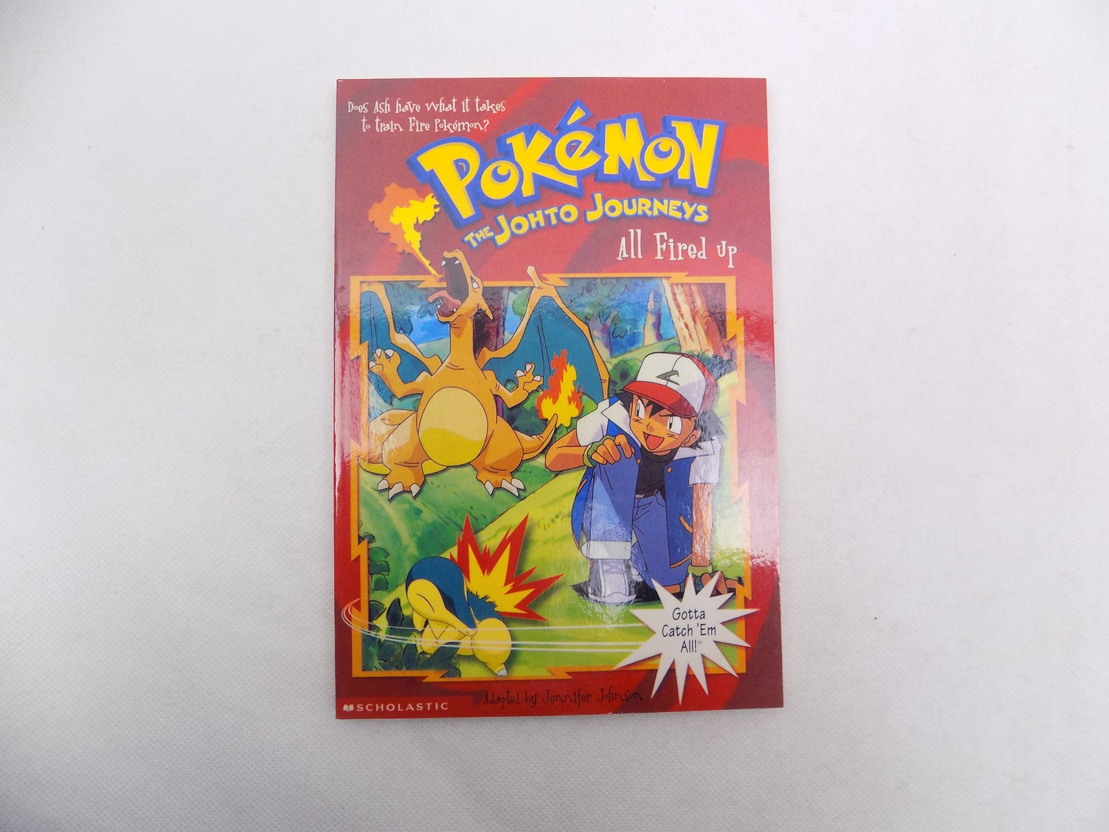 Like New Pokemon The Johto Journeys All Fired Up Scholastic - Starboard ...