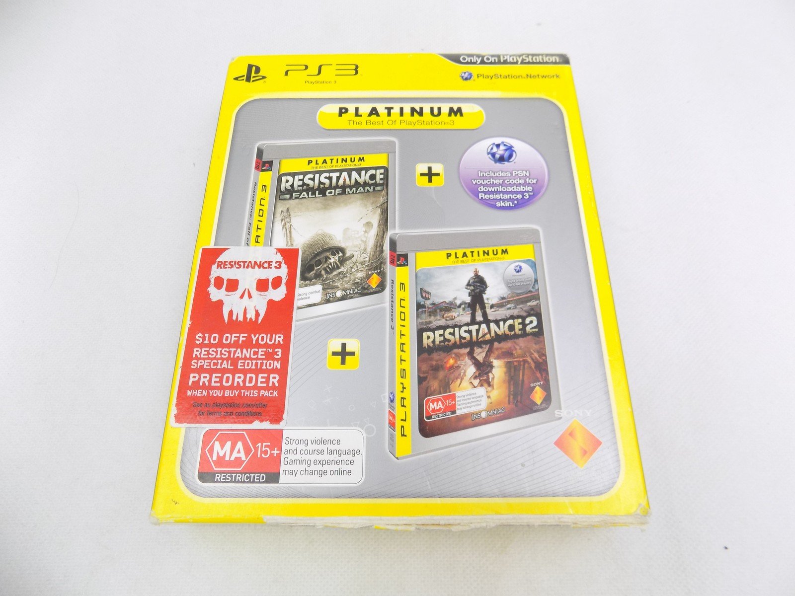 Resistance fall of man platinium ps3 PlayStation 3 complet - Jeux vidéo