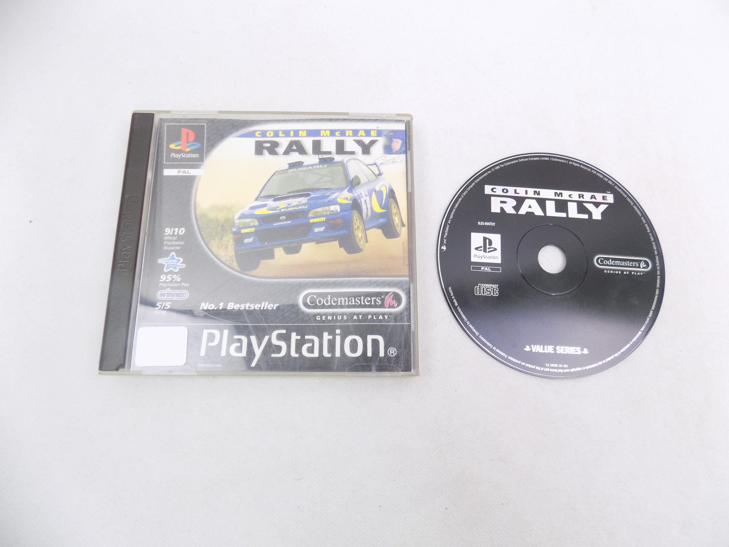 Mint Disc Playstation 1 Ps1 Colin Mcrae Rally No Manual Free Postage Starboard Games