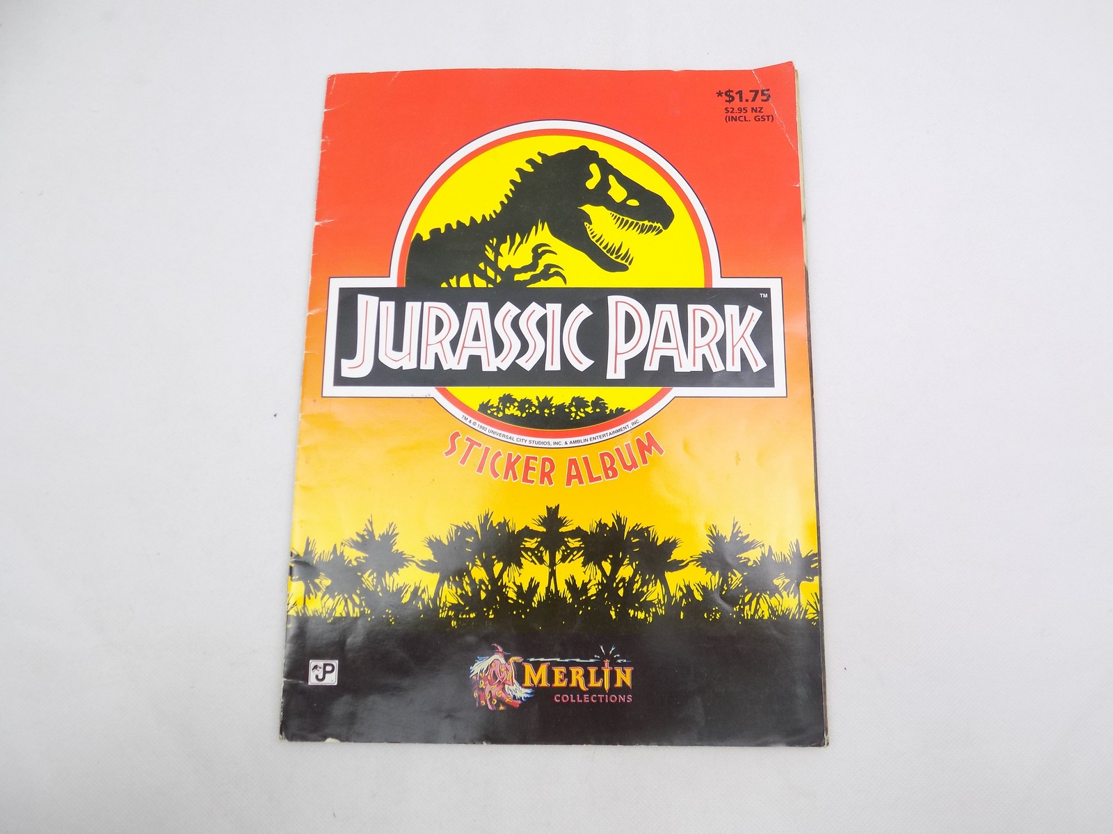 Merlin Collection Jurassic Park Sticker Album - Starboard Games