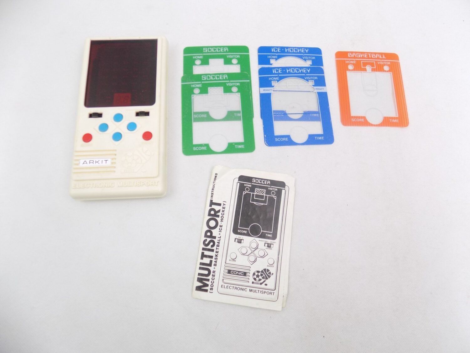 Like New Conic Electronic Multisport Model 03081 + 5 Screens Hand Held Console