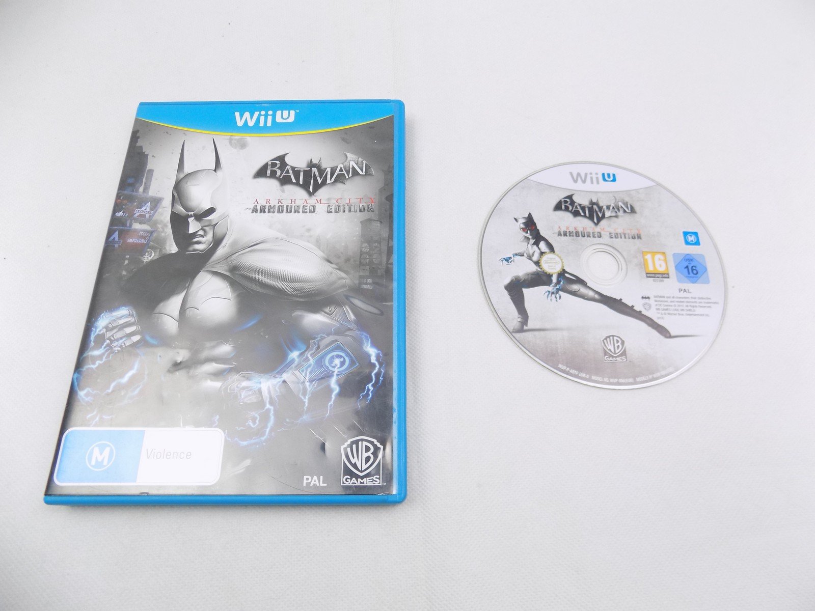 Mint Disc Nintendo Wii U Batman Arkham City Armoured Edition - No Manual