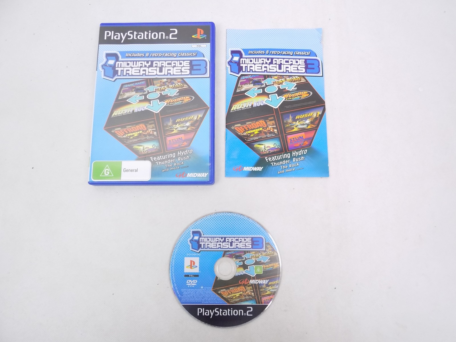 Mint Disc Playstation 2 Ps2 Midway Arcade Treasures 3 – Inc Manual Free ...