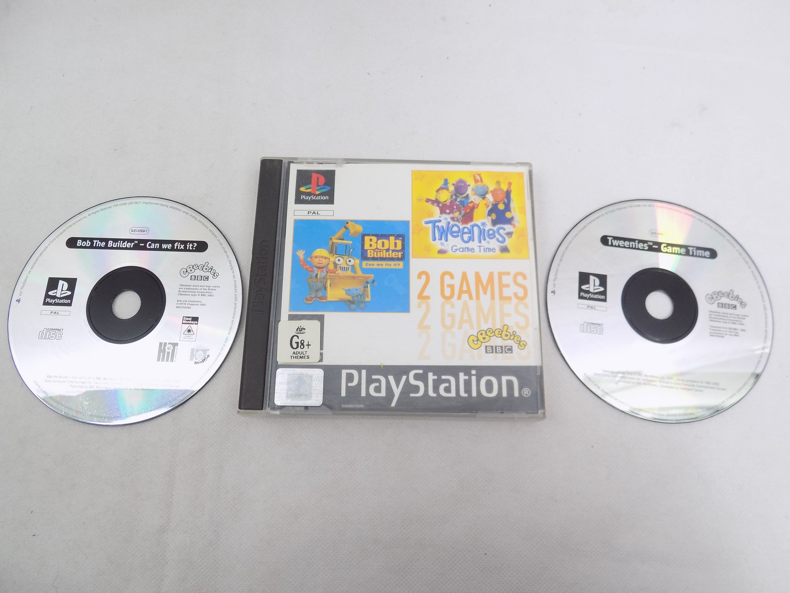 Mint Disc Playstation 1 Ps1 Bob The Builder Can We Fix It? & Tweenies Game  Time – No Manual Free Postage - Starboard Games