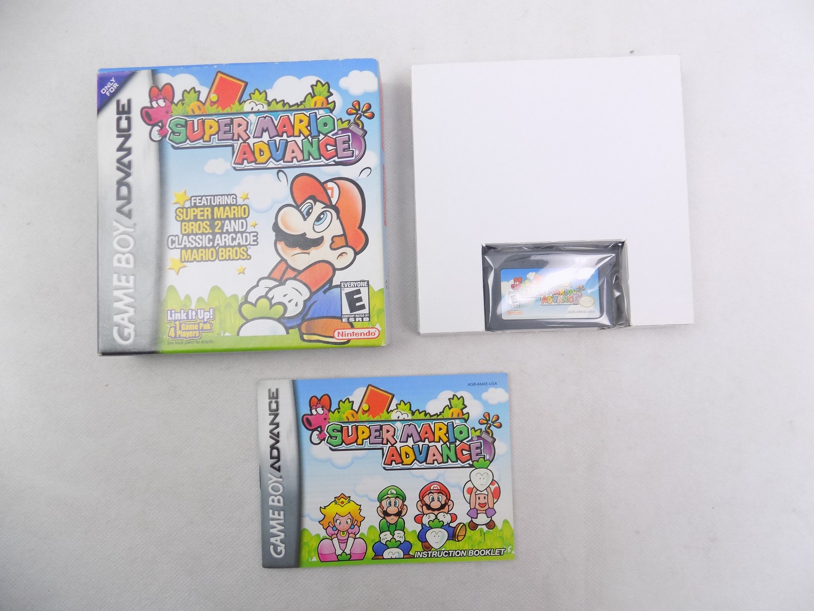 Like New Boxed Gameboy Game Boy Advance GBA Super Mario Advance - Free  Postage