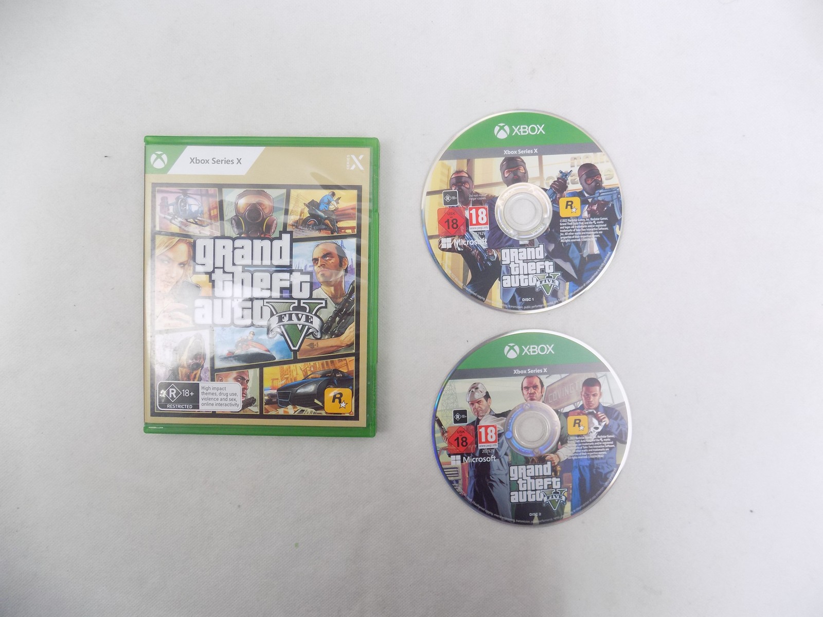 Mint Disc Xbox Series X Grand Theft Auto Five V - Free Postage ...