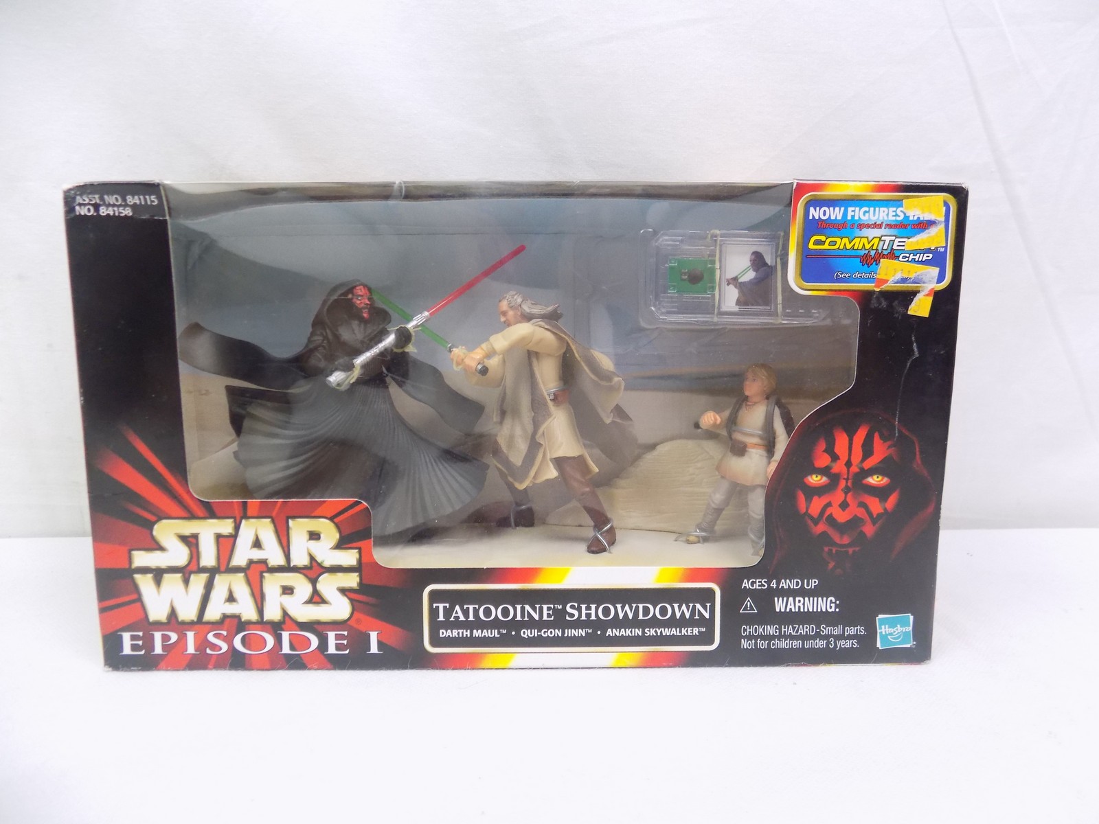 Brand New Boxed Hasbro Star Wars Episode 1 Tatooine Showdown Figures ...