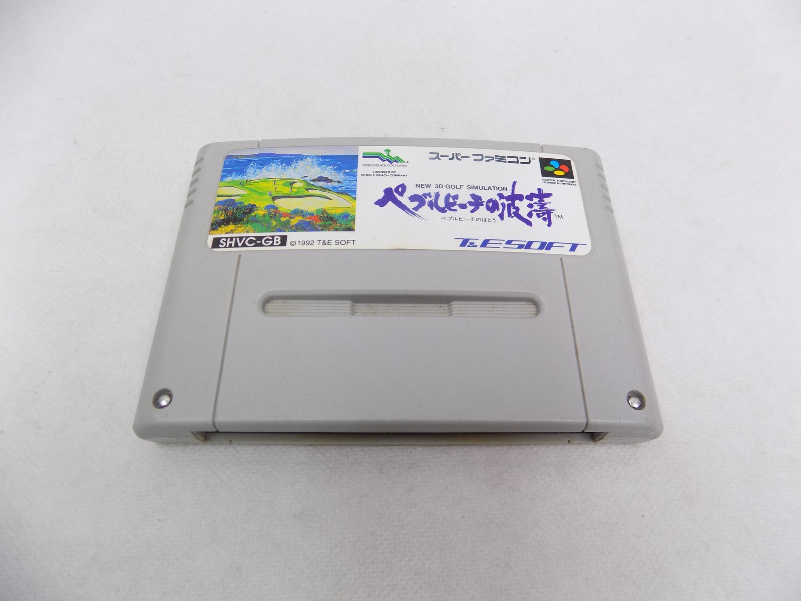 Like New Nintendo Super Famicom SNES Cart 3D Golf Simulation SHVC-GB ...