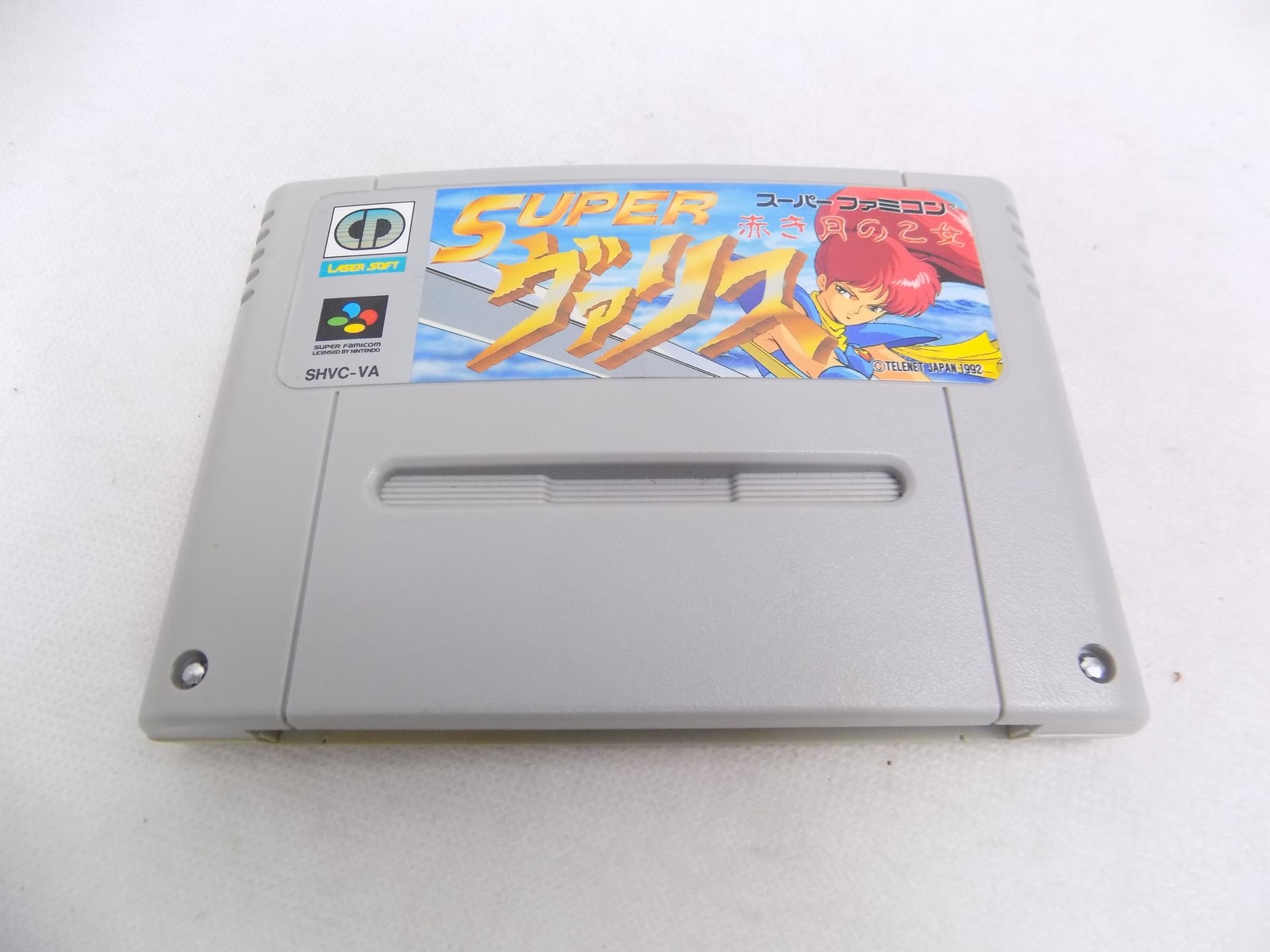 Like New Nintendo Super Famicom SNES Cart Super Valis Akaki Tsuki no ...