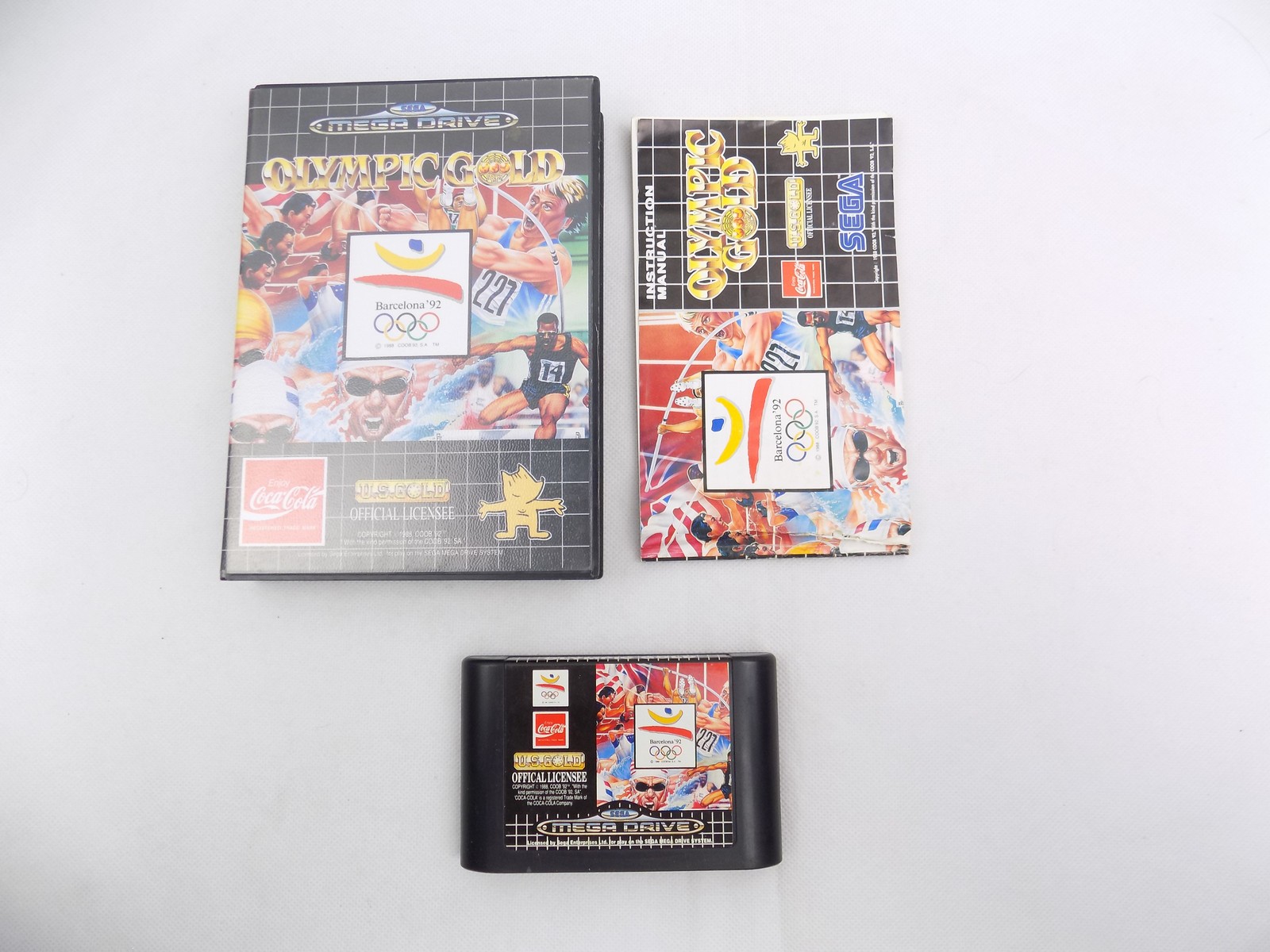 Boxed Sega Mega Drive / Genesis Olympic Gold - Inc Manual Free Postage