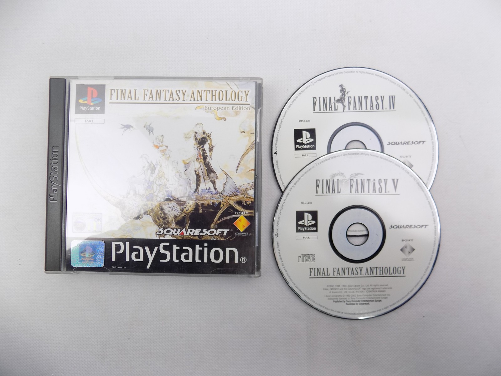 Mint Disc Playstation 1 Ps1 Final Fantasy Anthology – No Manual – Free ...