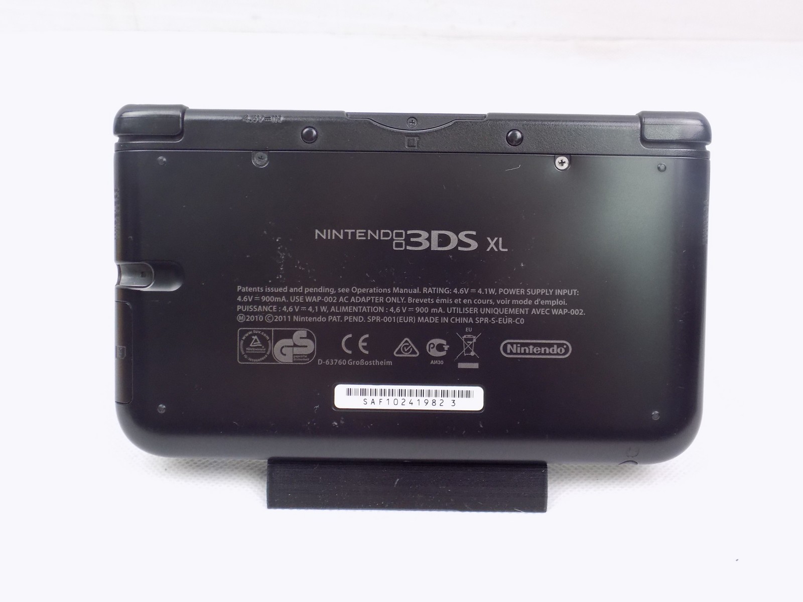 Nintendo 3DS XL Metallic Black Handheld Console + Charger - Starboard Games