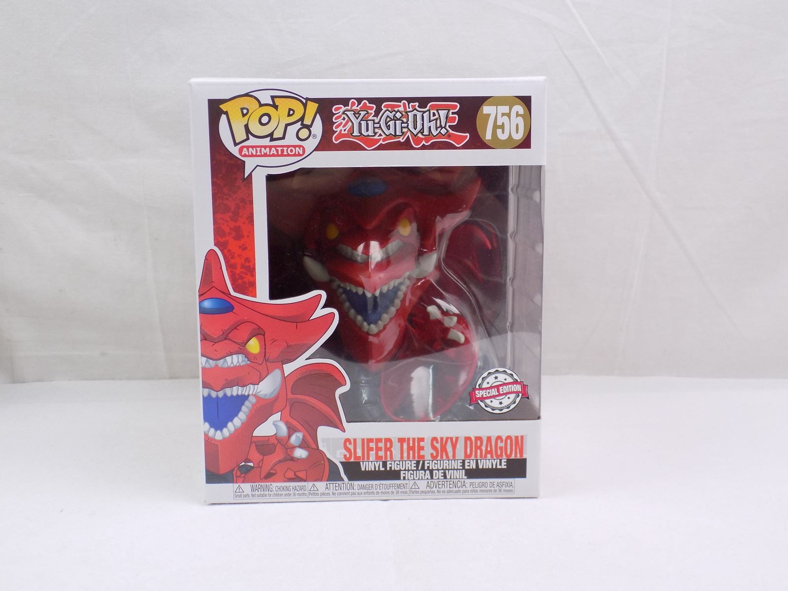 Sunfaded Funko Yu-Gi-Oh! Slifer the Sky Dragon 756 Pop Figure ...