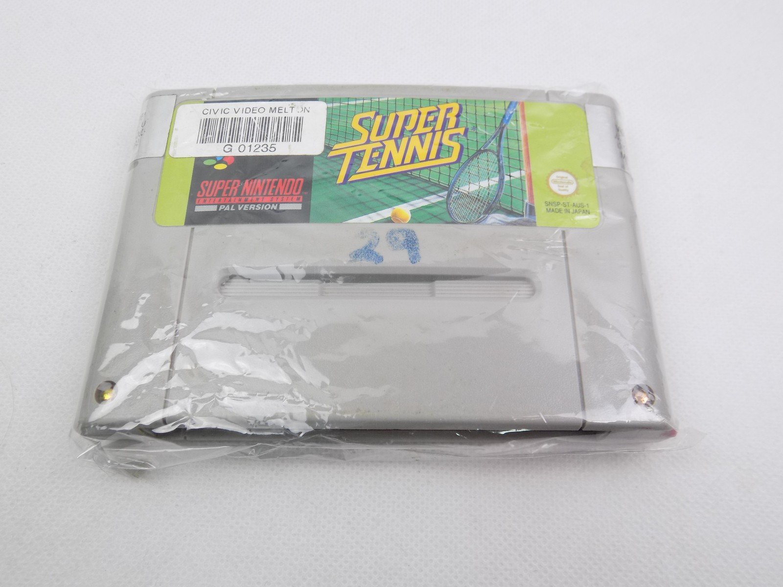 SNES Super Nintendo Super Tennis - PAL - Grade B