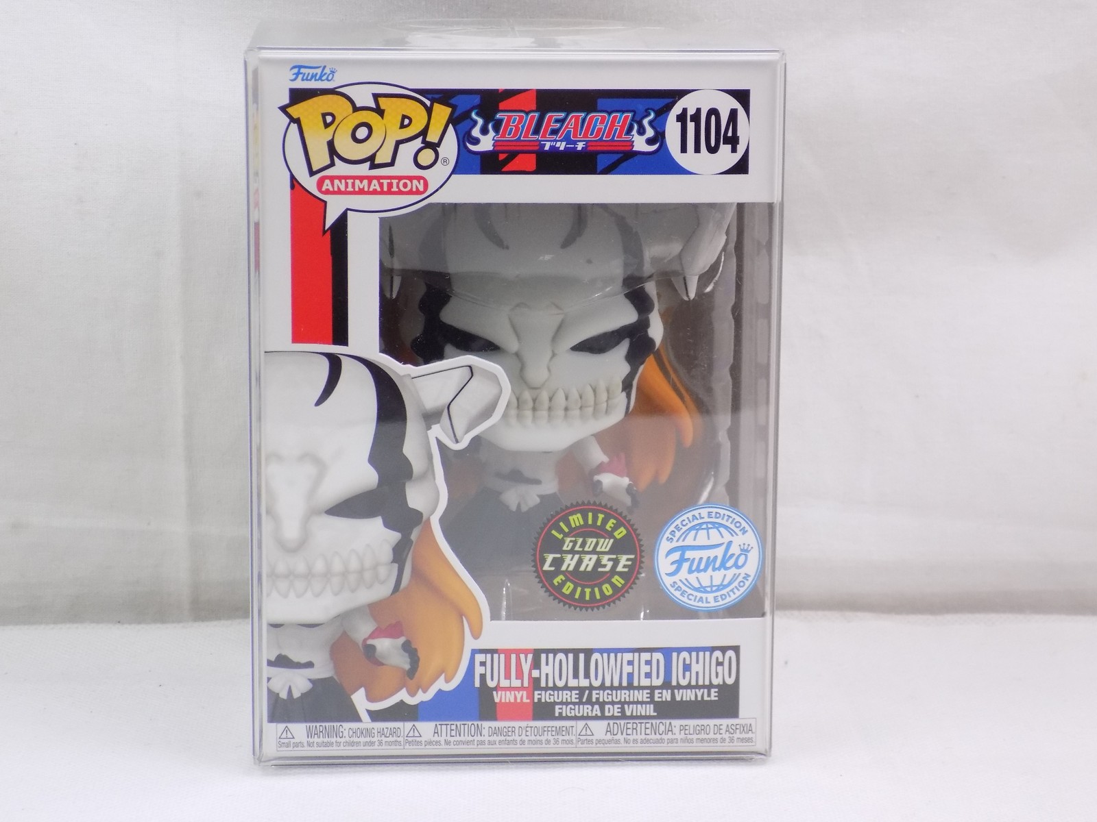 Brand New Funko Bleach Fully-Hollowfied Ichigo 1104 Glow Chase Special ...