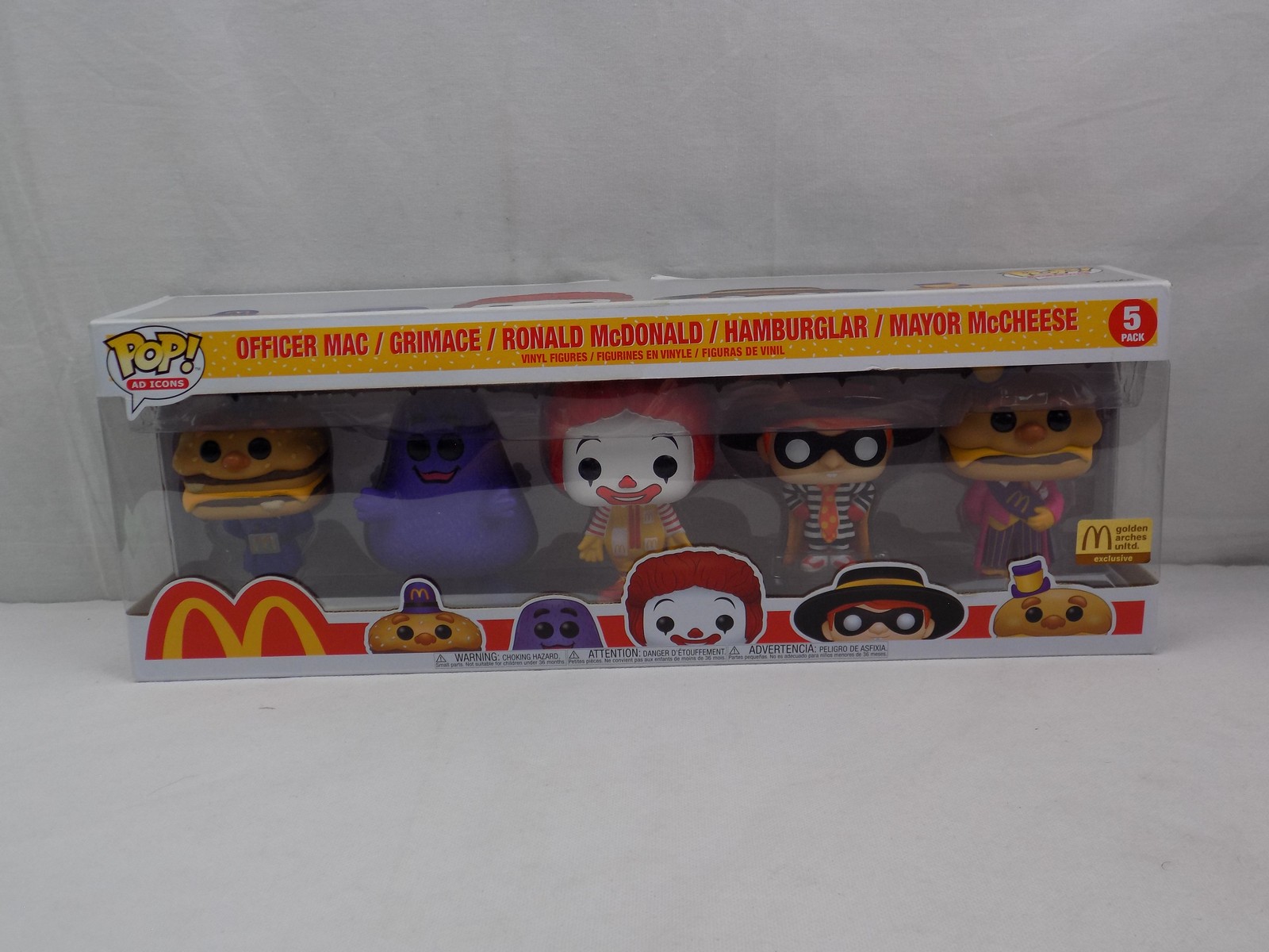 Brand New Funko Officer Mac/Grimace/Ronald McDonald/Hamburglar/Mayor ...