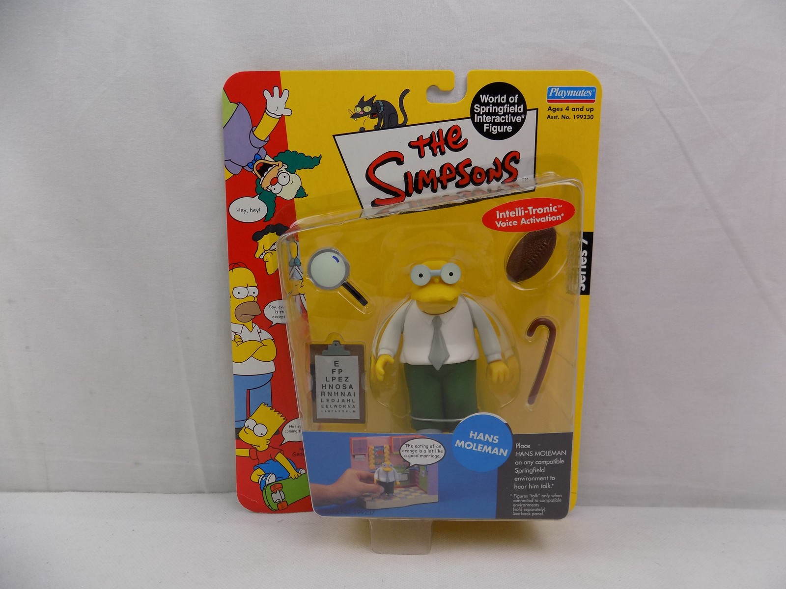 Brand New Sealed The Simpsons Hans Moleman Playmates Action Figure ...