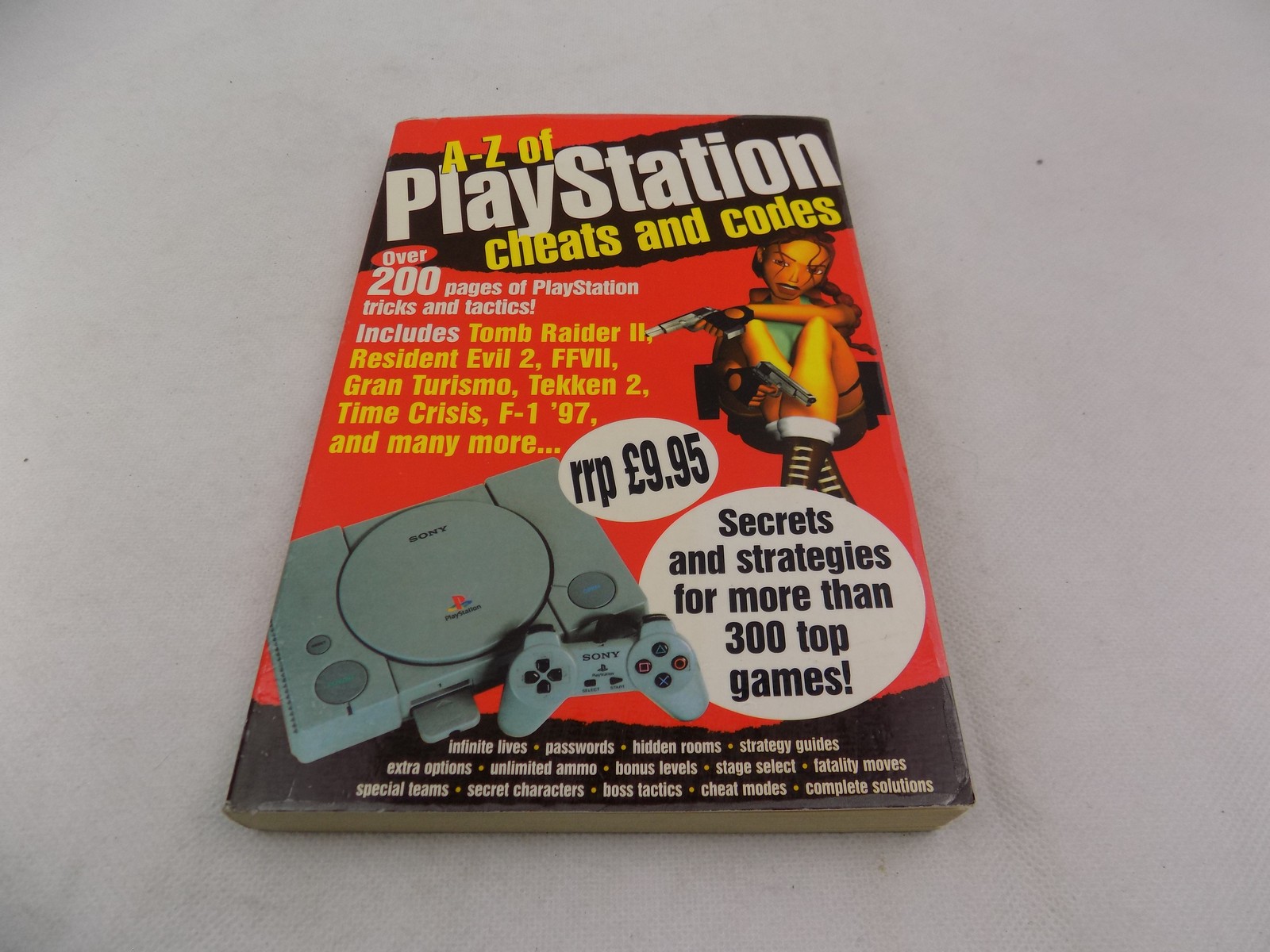 A - Z of Playstation Cheats and Codes Book by Paul Morgan 1998