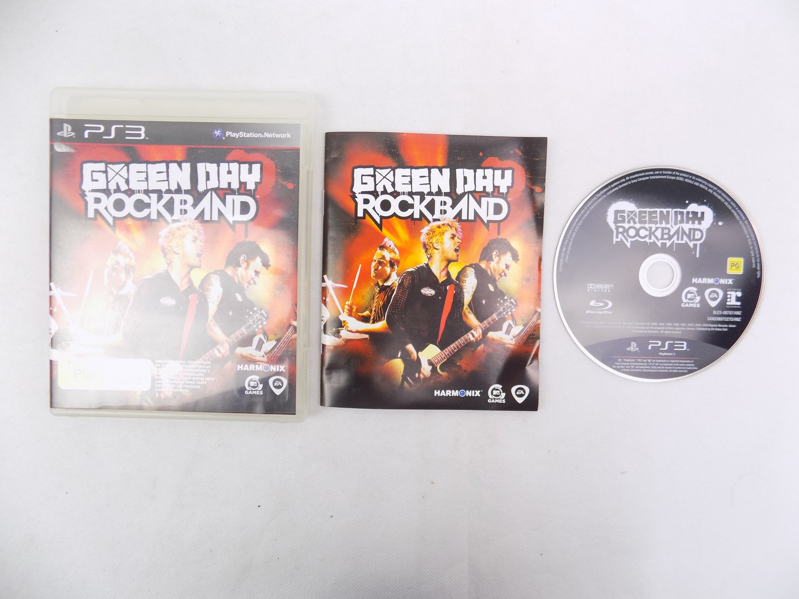 Mint Disc Playstation 3 Ps3 Green Day Rockband - Inc Manual Free ...