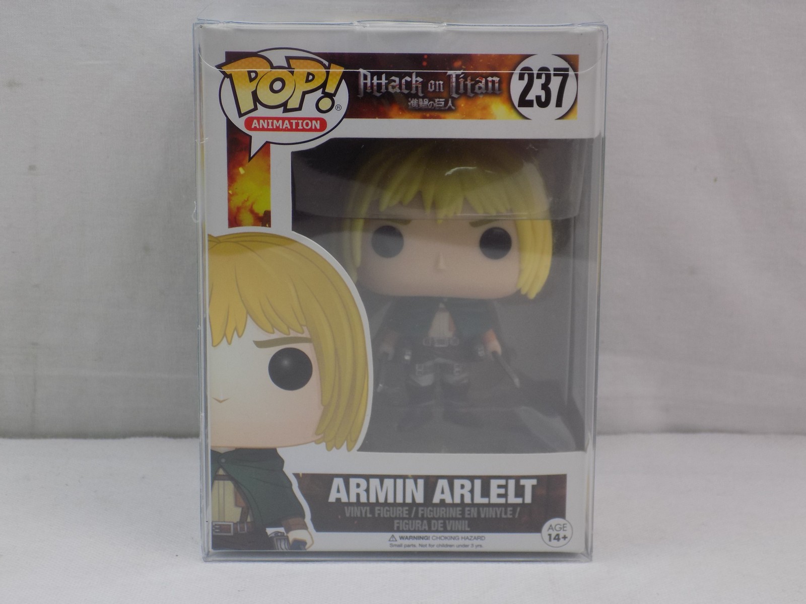 Brand New Funko Attack On Titan Armin Arlelt 237 Pop Figure - Starboard 