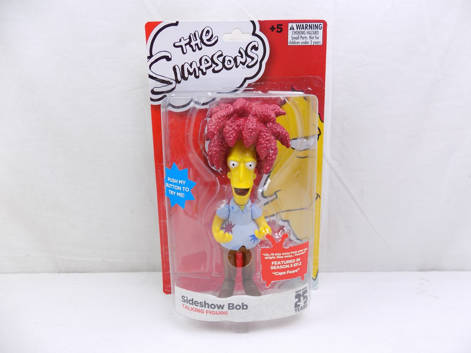 Brand New Sealed The Simpsons Sideshow Bob Talking Figure - Starboard Games