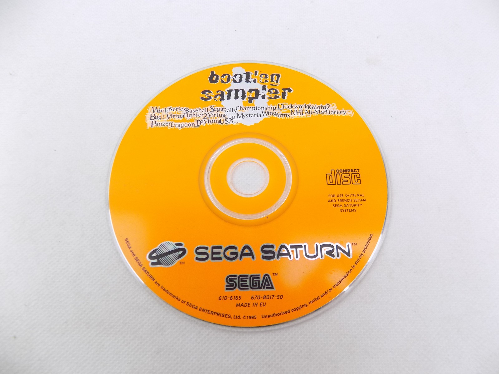 Mint Disc Only Sega Saturn Bootleg Sampler 6 – Free Postage IV-335 ...