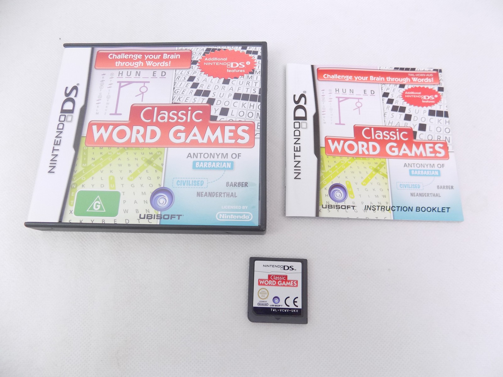 Like New Nintendo DS / 2DS / 3DS Classic Word Games – Inc Manual Free  Postage - Starboard Games