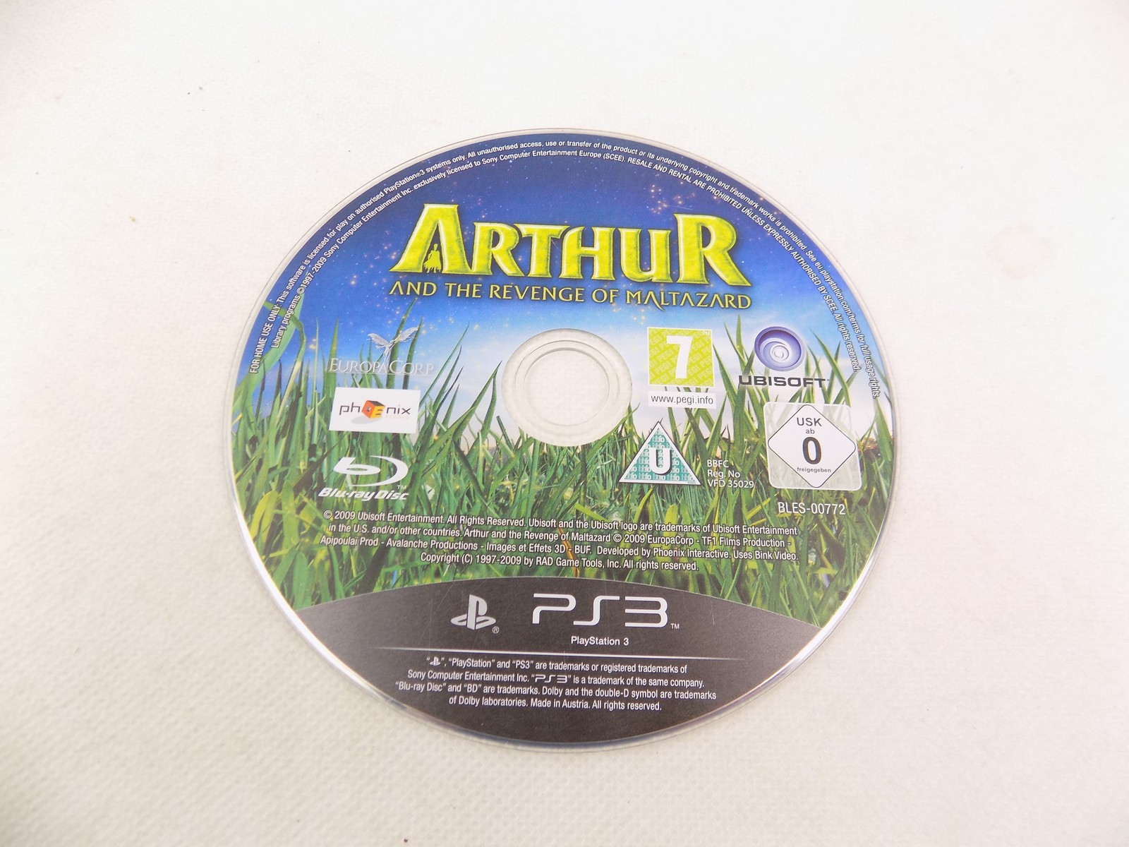 Mint Disc Only Playstation 3 PS3 Arthur and the Revenge of Maltazard – Free  Postage V-21 - Starboard Games