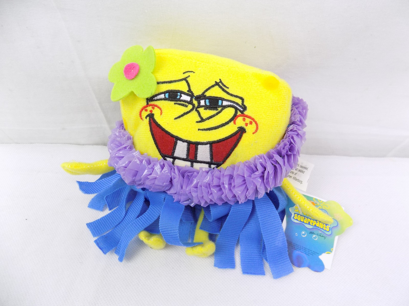 Brand New Spongebob Square Pants Hawaiian Plush Toy with Tag - Starboard  Games