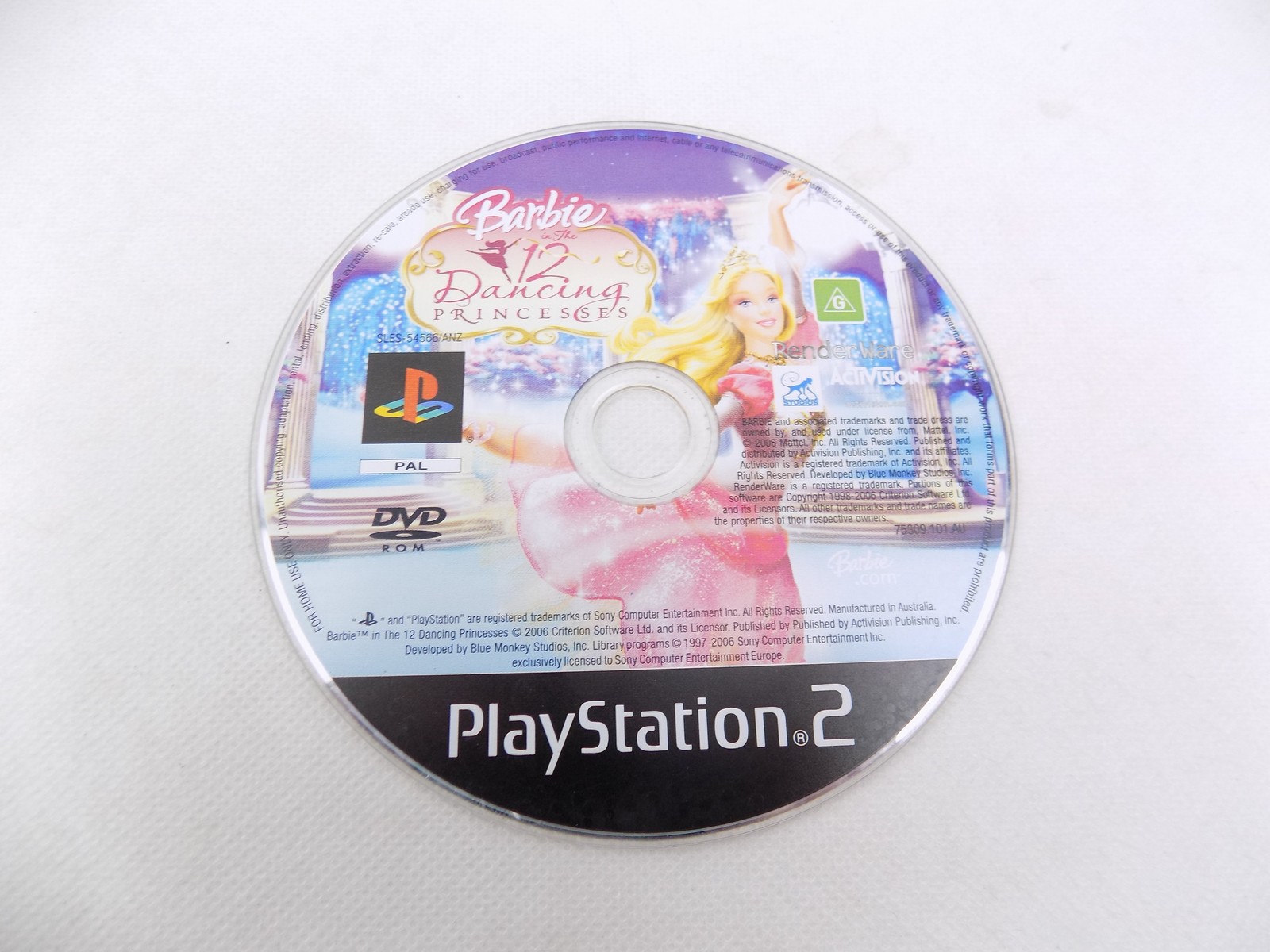 Mint Disc Only Playstation 2 PS2 Barbie 12 Dancing Princesses – Free  Postage V-251 - Starboard Games