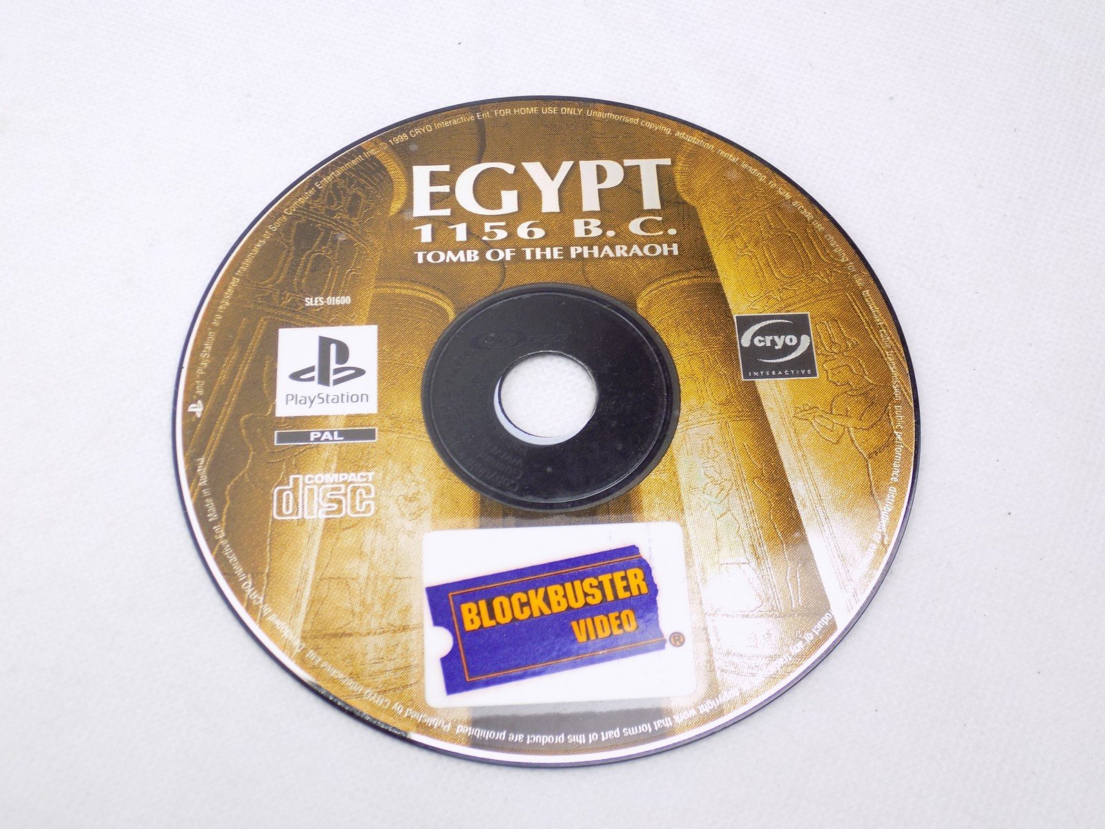 Jeu Egypte - PlayStation 1 (PS1) - Version Française - Très Bon état