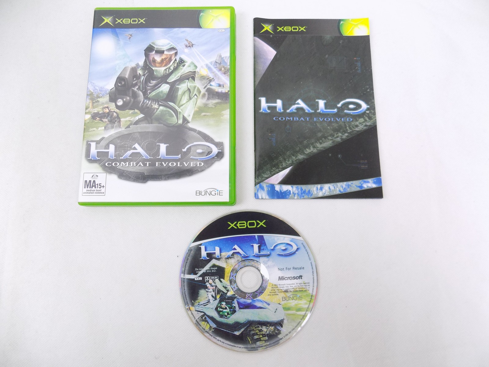 Mint Disc Xbox Original Halo Combat Evolved – Inc Manual Free Postage ...