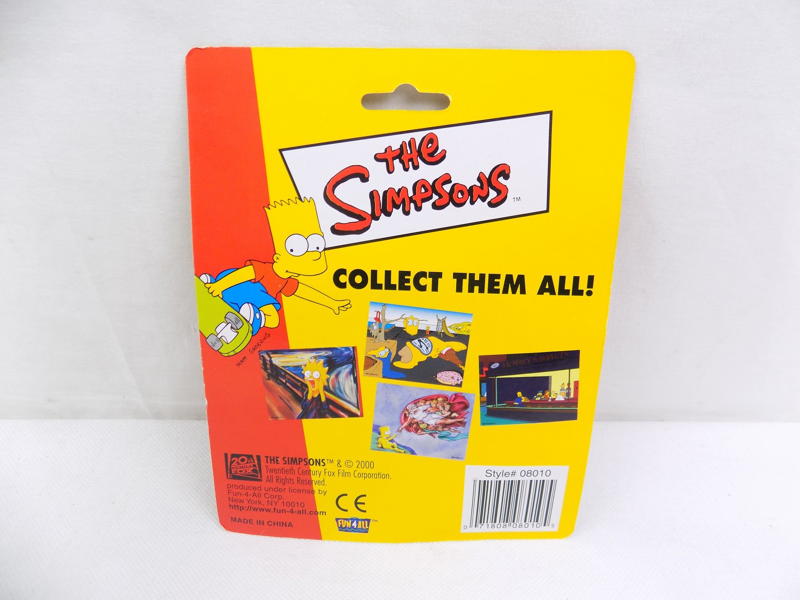 Brand New Sealed The Simpsons Puzzle Key Chain Mona Lisa Starboard Games 5275