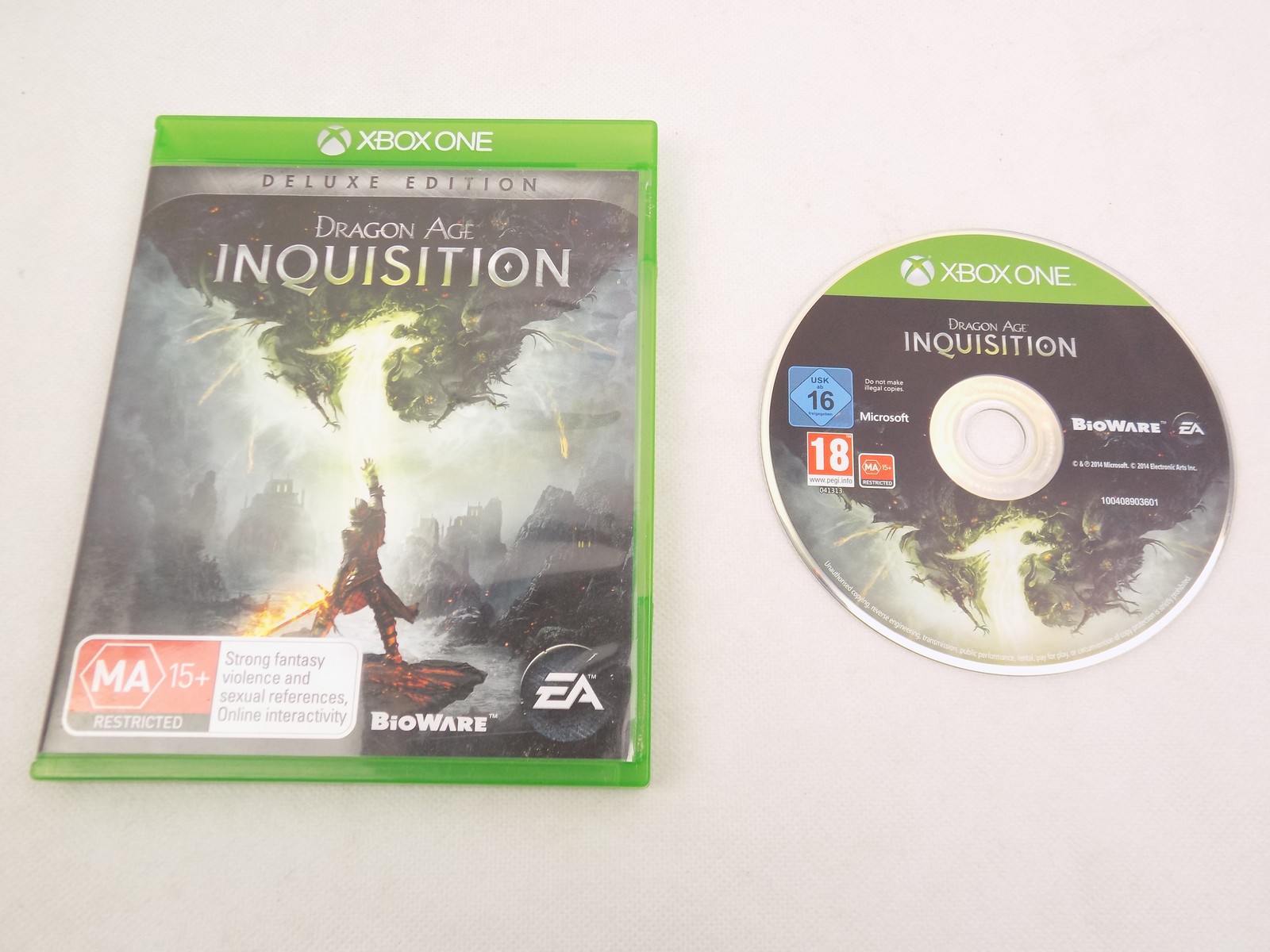 Mint Disc Xbox One Dragon Age Inquisition Deluxe Edition Free Postage Starboard Games