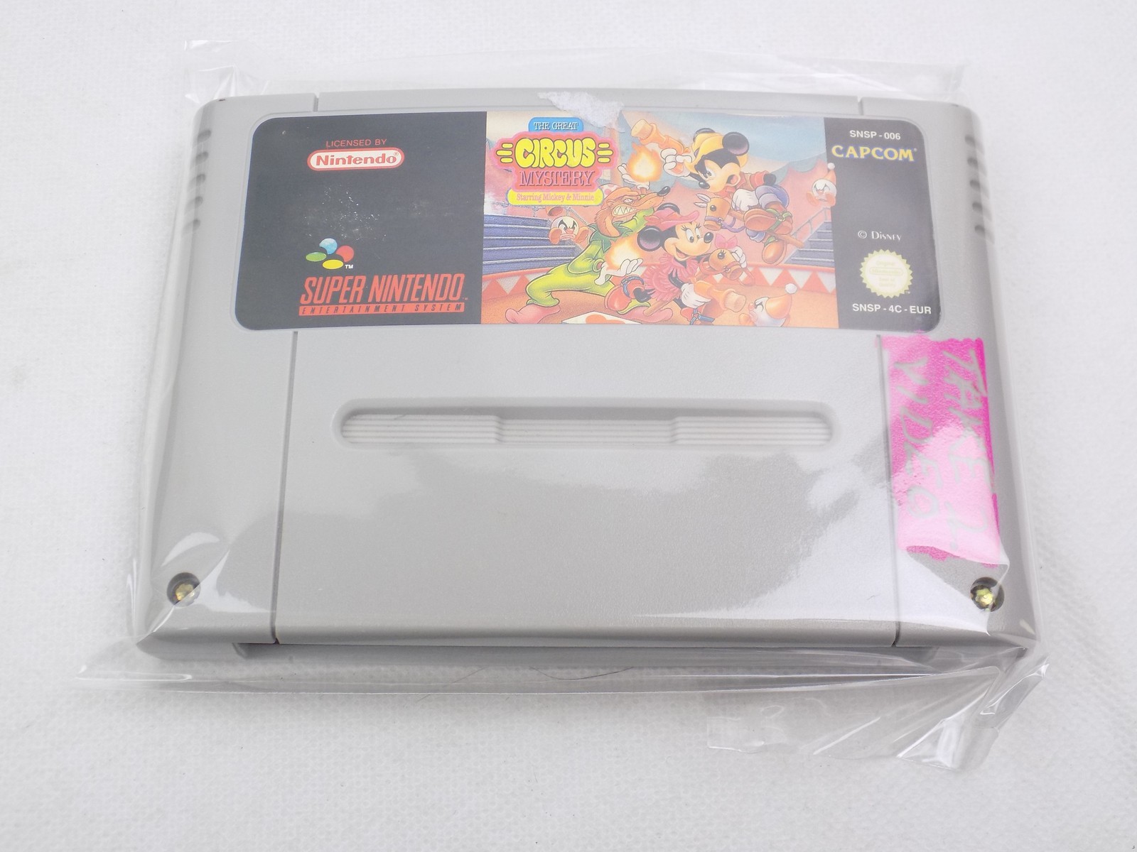 SNES Super Nintendo The Great Circus Mystery Starring Mickey & Minnie ...