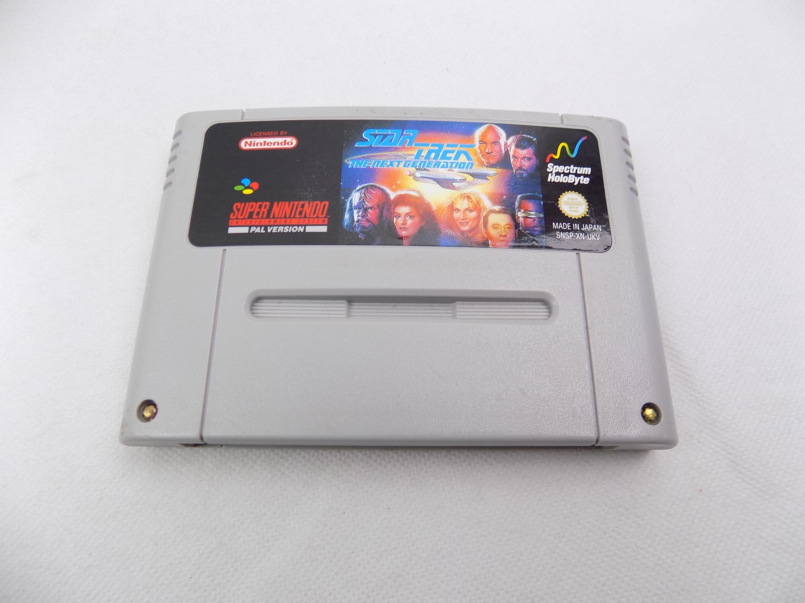 SNES Super Nintendo Star Trek the Next Generation - PAL - Grade A ...