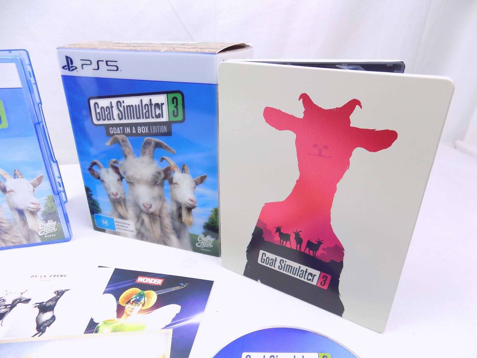 Like New Playstation 5 PS5 Goat Simulator 3 III Goat in a Box