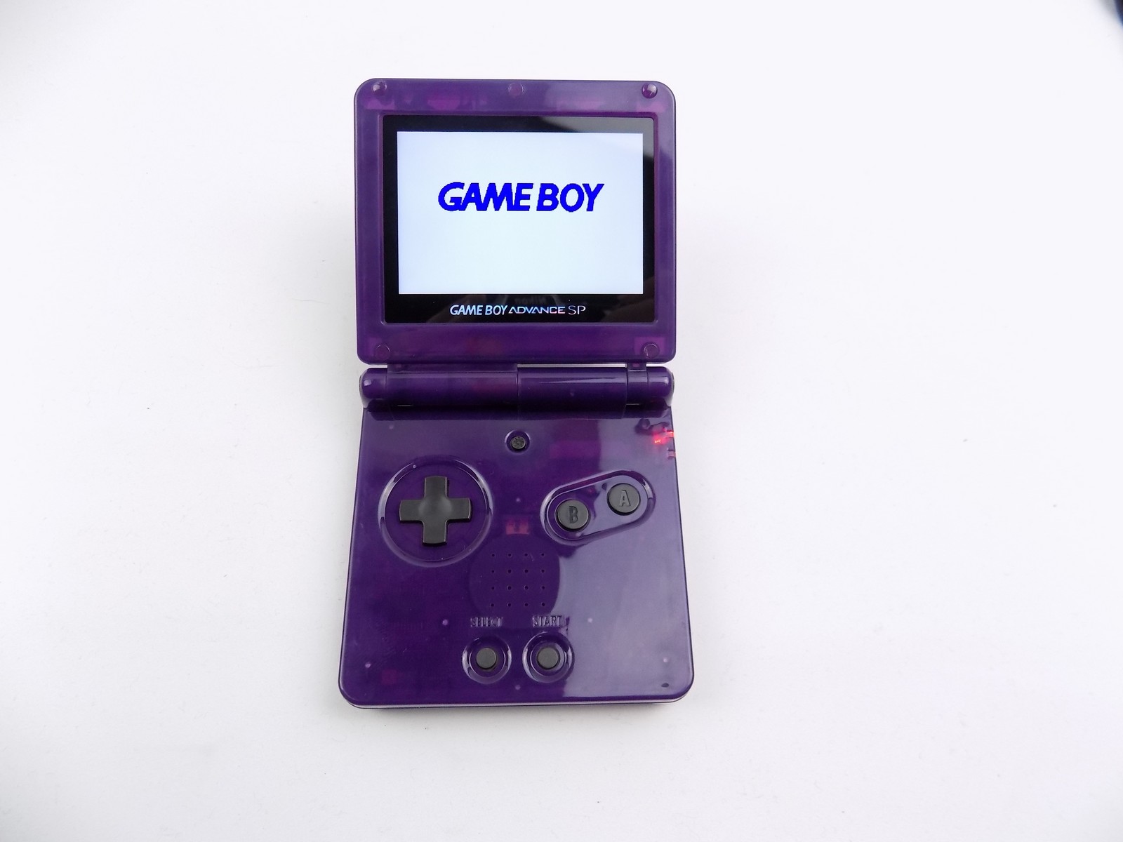 Nintendo Game Boy Advance SP with ACPurple